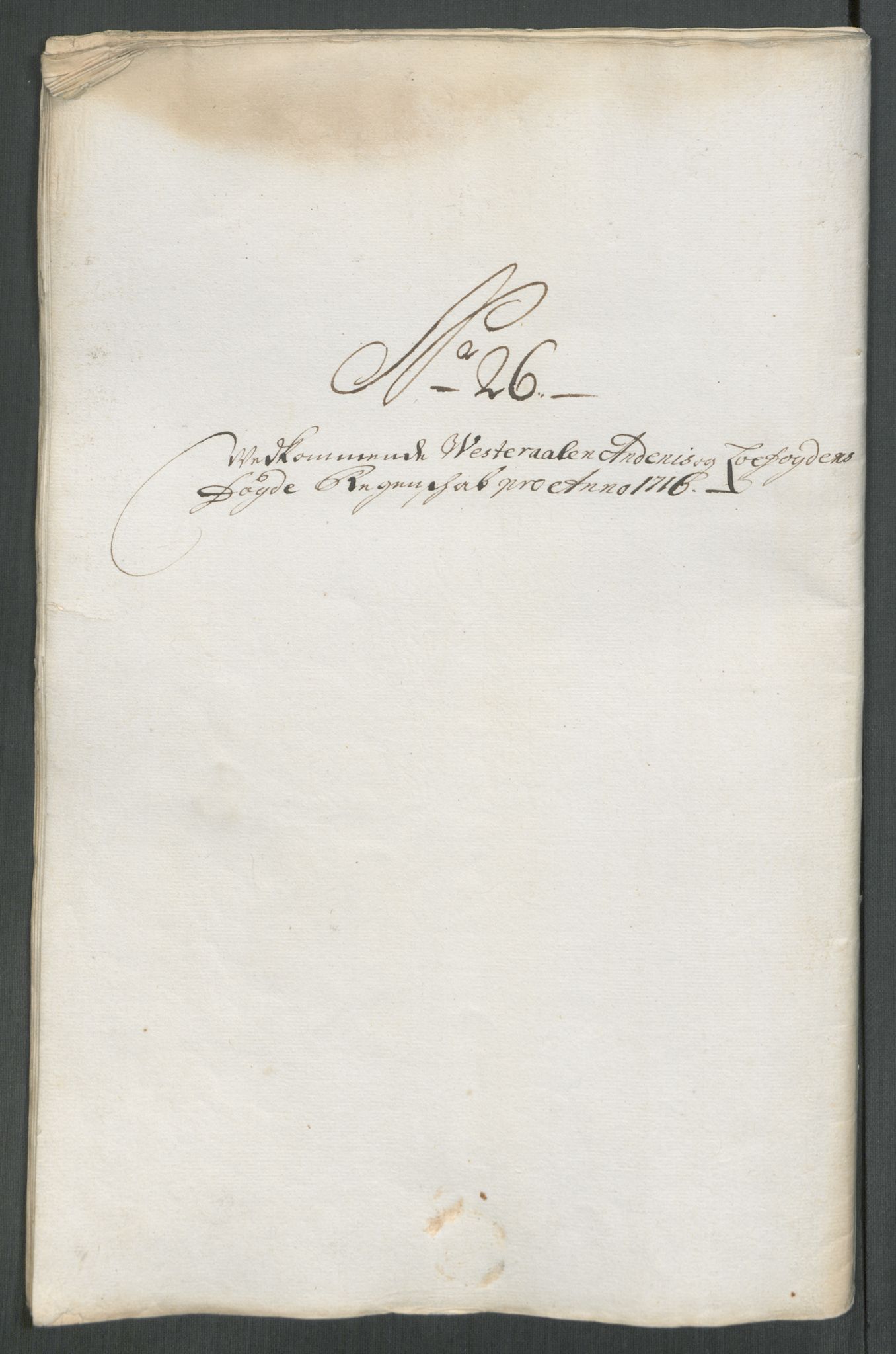 Rentekammeret inntil 1814, Reviderte regnskaper, Fogderegnskap, RA/EA-4092/R67/L4682: Fogderegnskap Vesterålen, Andenes og Lofoten, 1716, s. 194