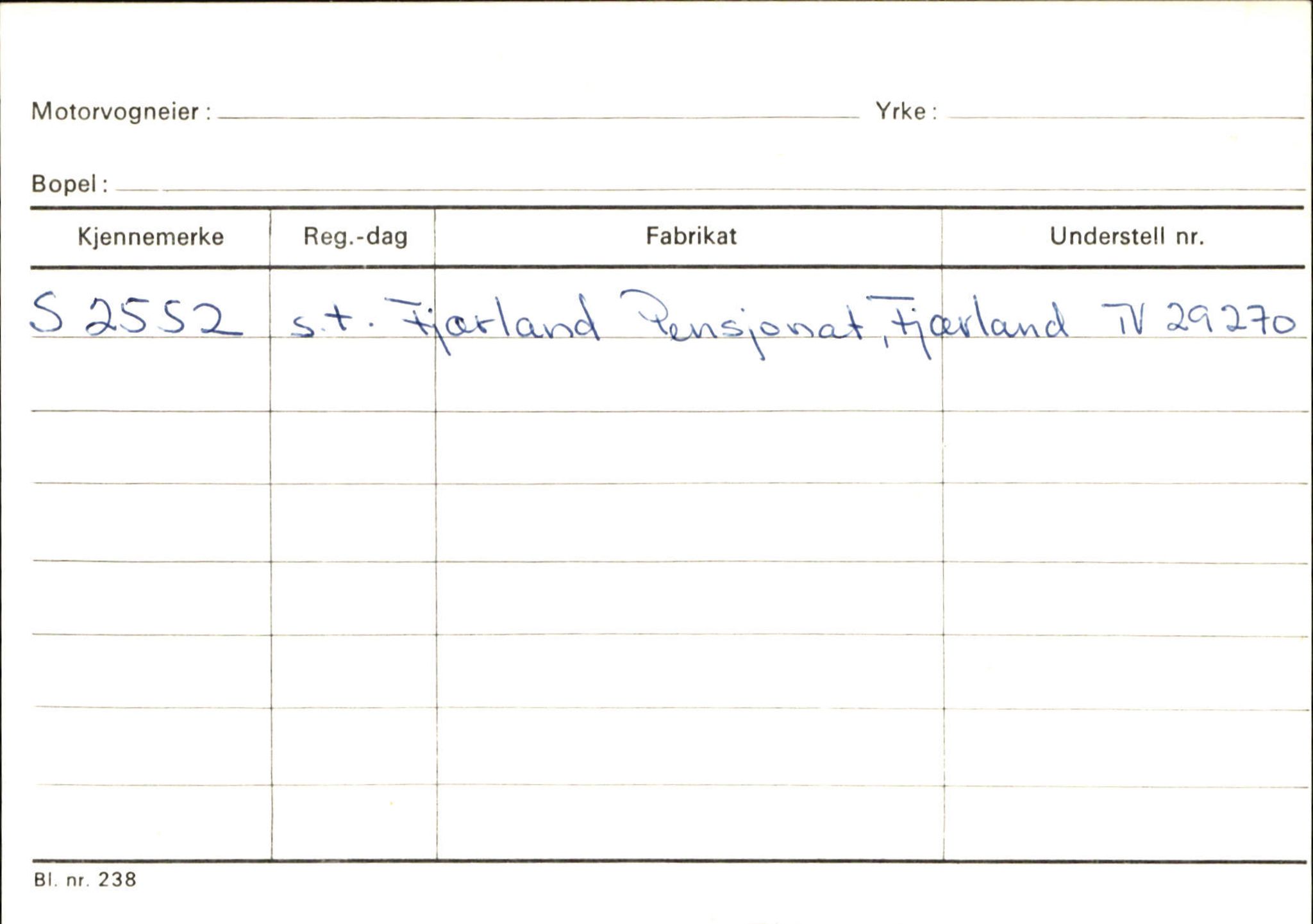 Statens vegvesen, Sogn og Fjordane vegkontor, AV/SAB-A-5301/4/F/L0125: Eigarregister Sogndal V-Å. Aurland A-Å. Fjaler A-N, 1945-1975, s. 1692