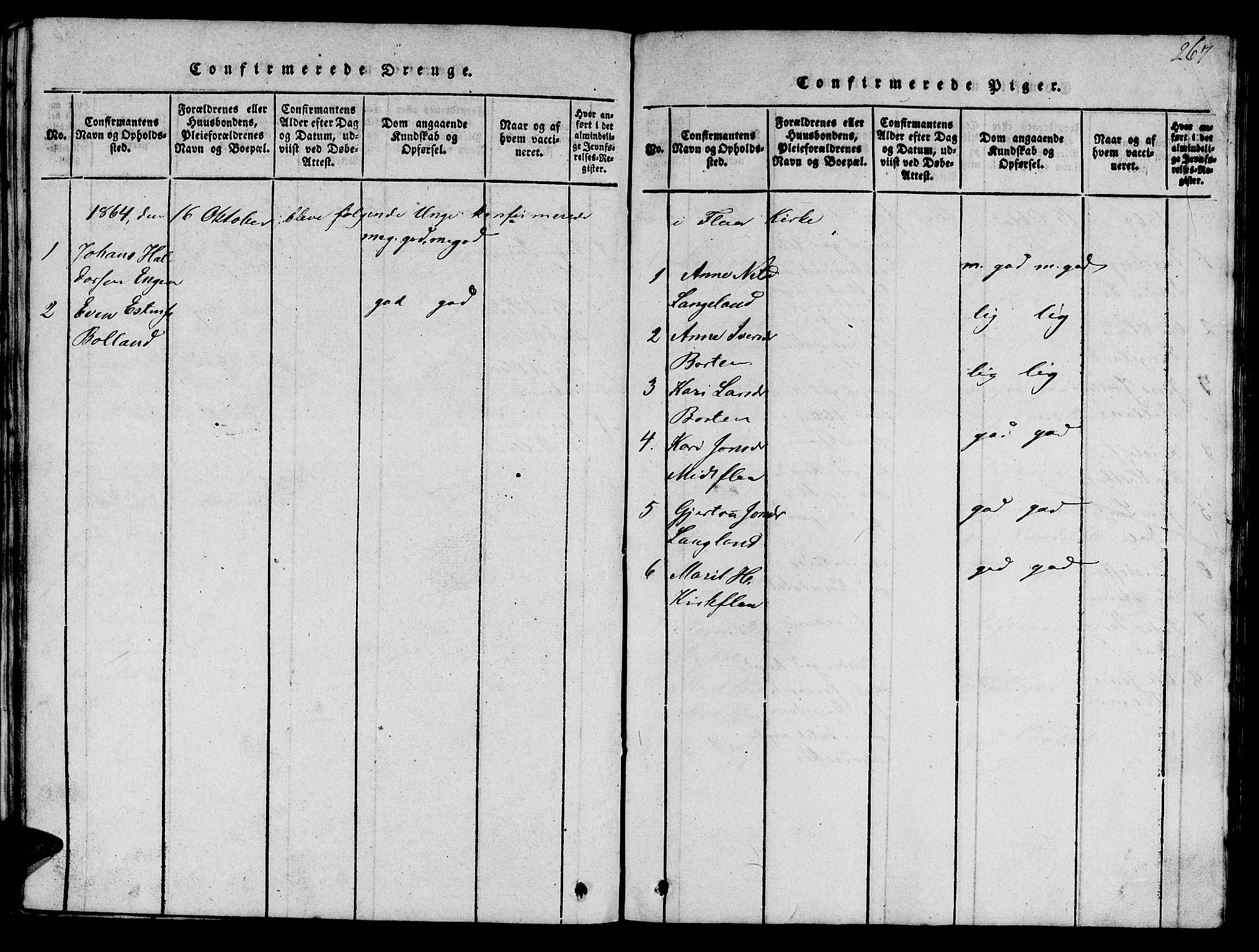 Ministerialprotokoller, klokkerbøker og fødselsregistre - Sør-Trøndelag, SAT/A-1456/693/L1121: Klokkerbok nr. 693C02, 1816-1869, s. 267