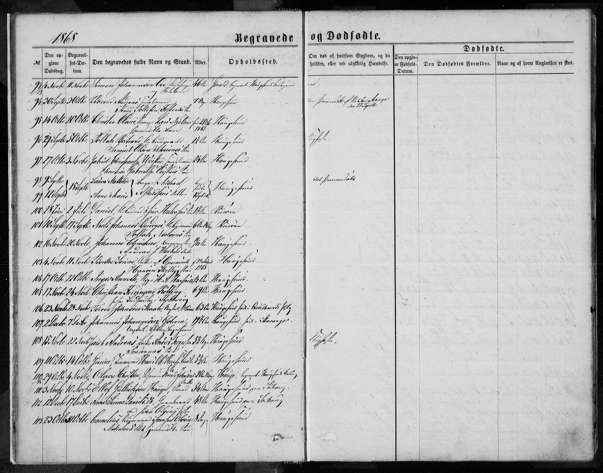 Torvastad sokneprestkontor, SAST/A -101857/H/Ha/Haa/L0013: Ministerialbok nr. A 12.2, 1867-1877