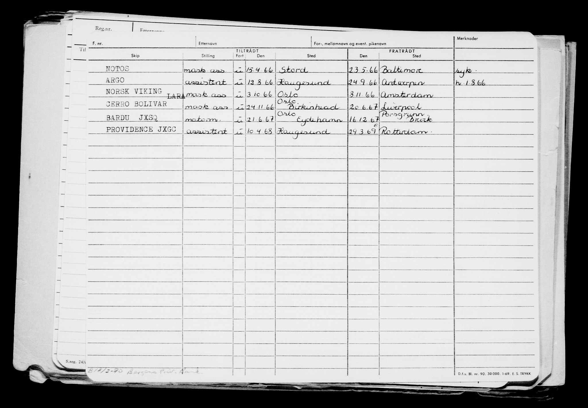 Direktoratet for sjømenn, AV/RA-S-3545/G/Gb/L0126: Hovedkort, 1914-1915, s. 101