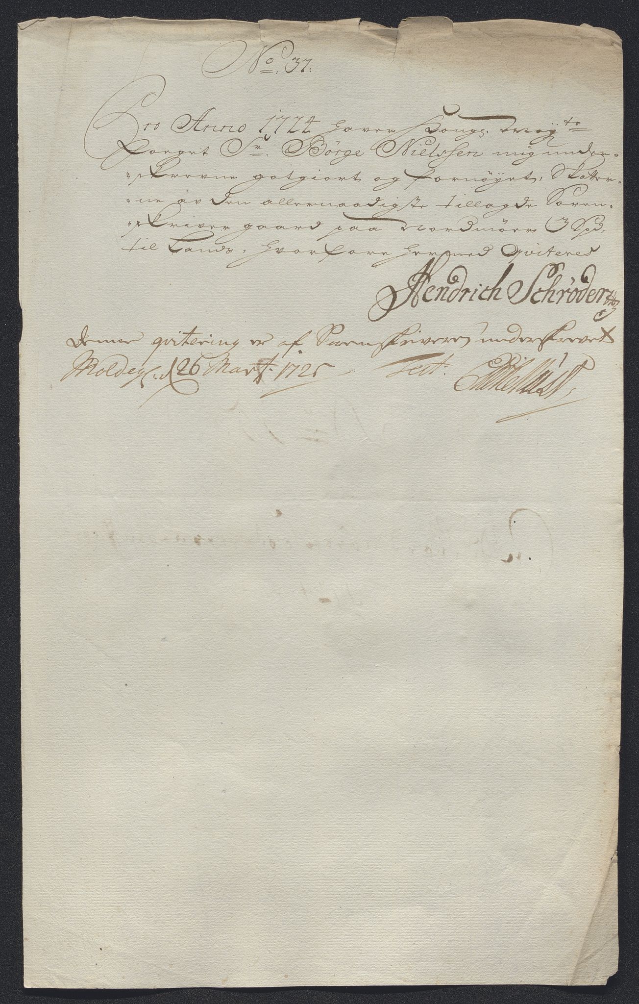 Rentekammeret inntil 1814, Reviderte regnskaper, Fogderegnskap, RA/EA-4092/R56/L3757: Fogderegnskap Nordmøre, 1724, s. 253