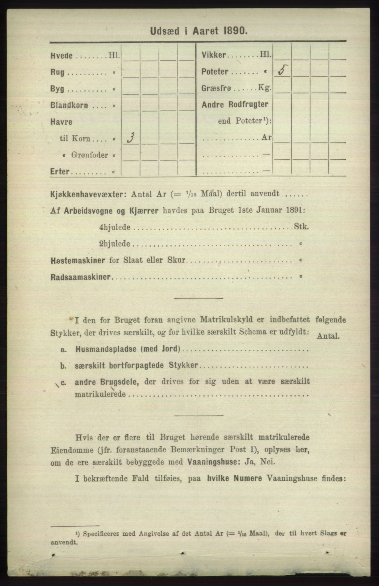 RA, Folketelling 1891 for 1251 Bruvik herred, 1891, s. 4442