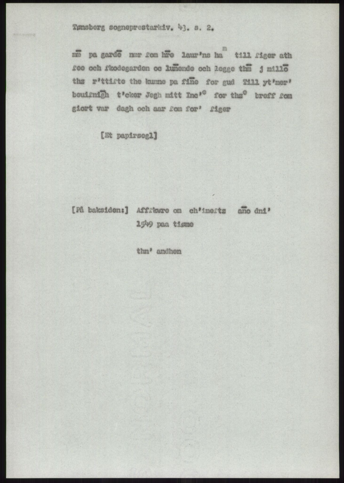 Samlinger til kildeutgivelse, Diplomavskriftsamlingen, AV/RA-EA-4053/H/Ha, s. 1076