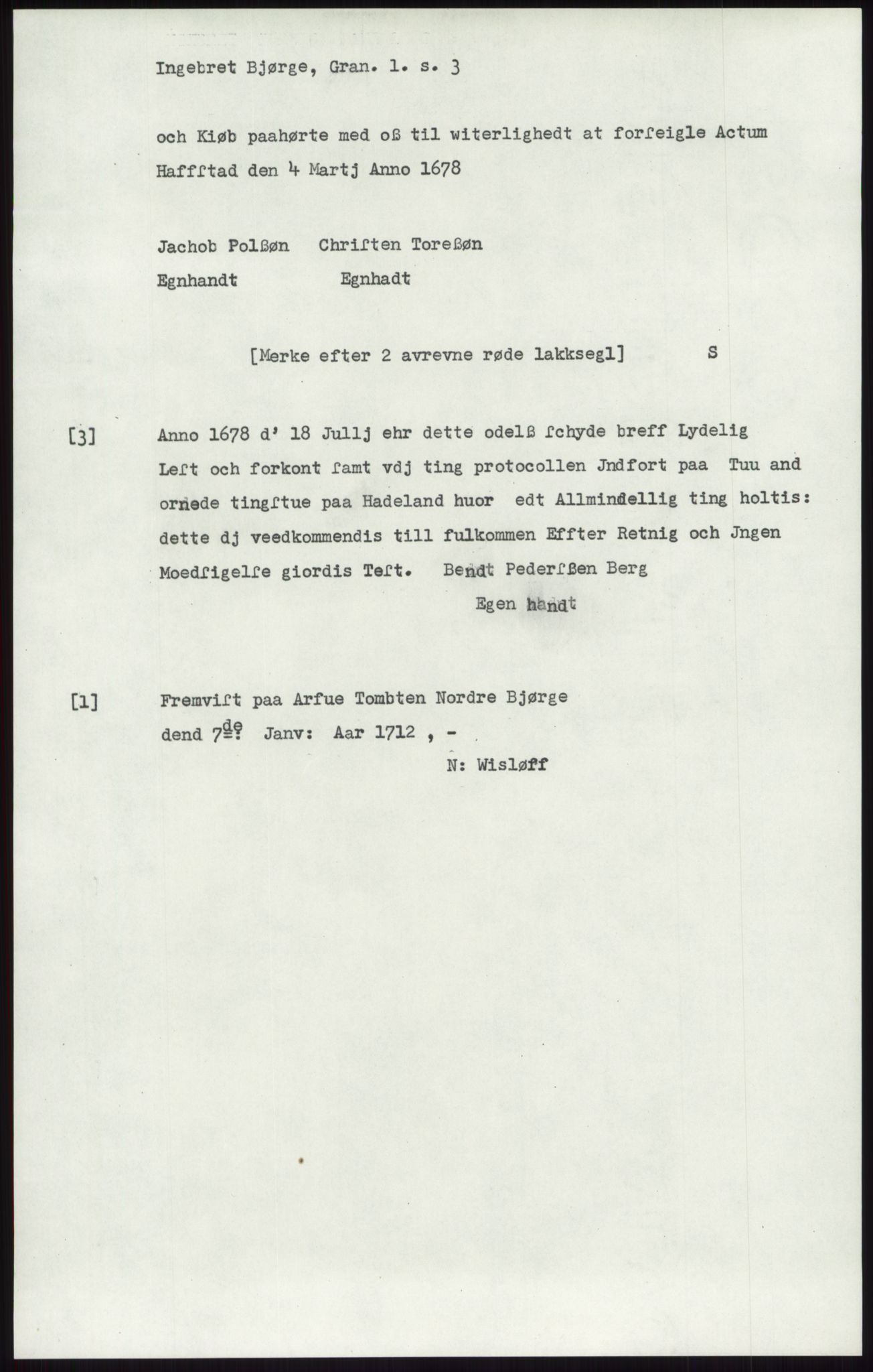 Samlinger til kildeutgivelse, Diplomavskriftsamlingen, AV/RA-EA-4053/H/Ha, s. 1912