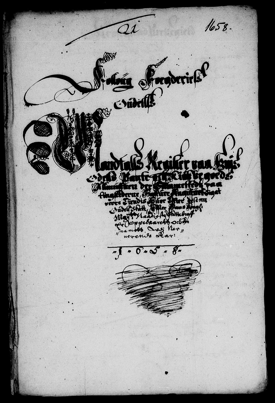 Rentekammeret inntil 1814, Reviderte regnskaper, Lensregnskaper, RA/EA-5023/R/Rb/Rba/L0248: Akershus len, 1658-1659