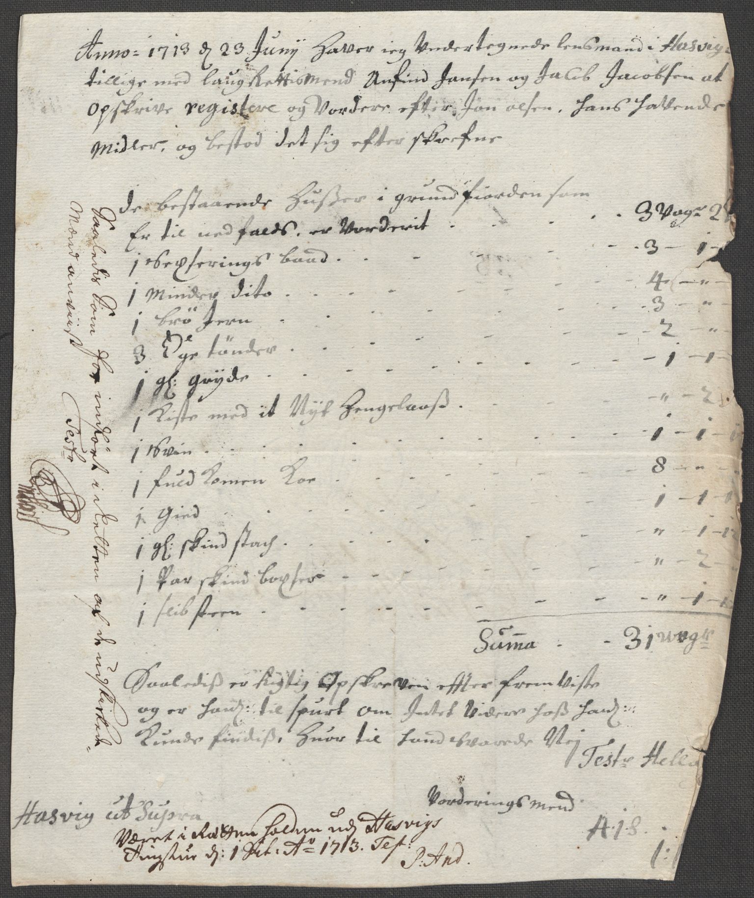 Rentekammeret inntil 1814, Reviderte regnskaper, Fogderegnskap, AV/RA-EA-4092/R69/L4856: Fogderegnskap Finnmark/Vardøhus, 1713-1715, s. 117