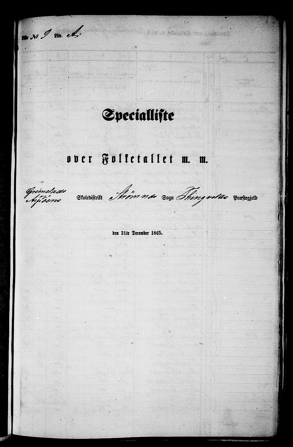 RA, Folketelling 1865 for 1560P Tingvoll prestegjeld, 1865, s. 125