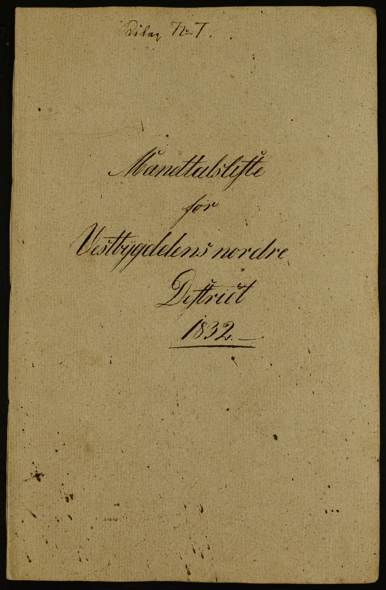 OBA, Manntall for Aker 1832, 1832