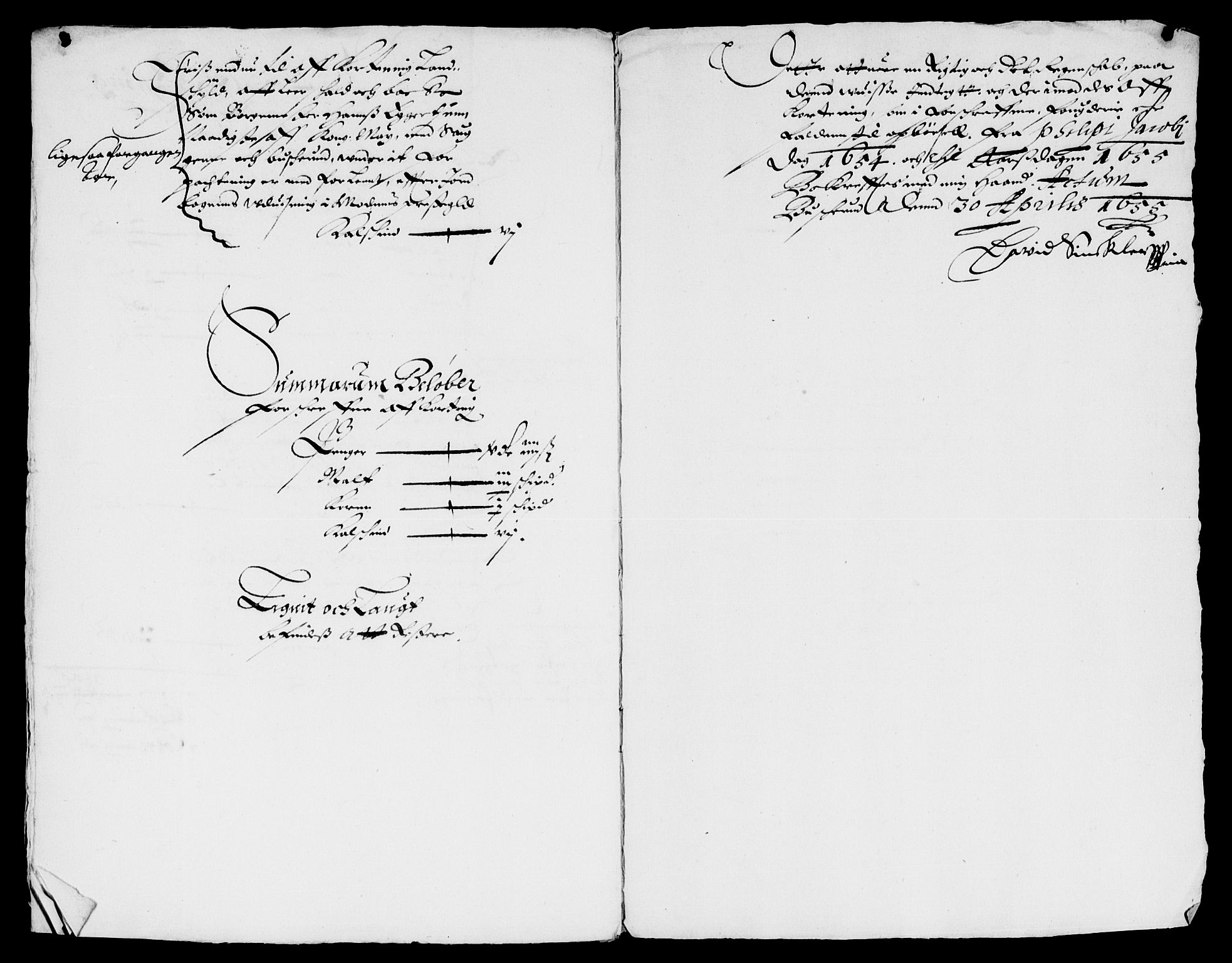 Rentekammeret inntil 1814, Reviderte regnskaper, Lensregnskaper, RA/EA-5023/R/Rb/Rba/L0221: Akershus len, 1652-1655