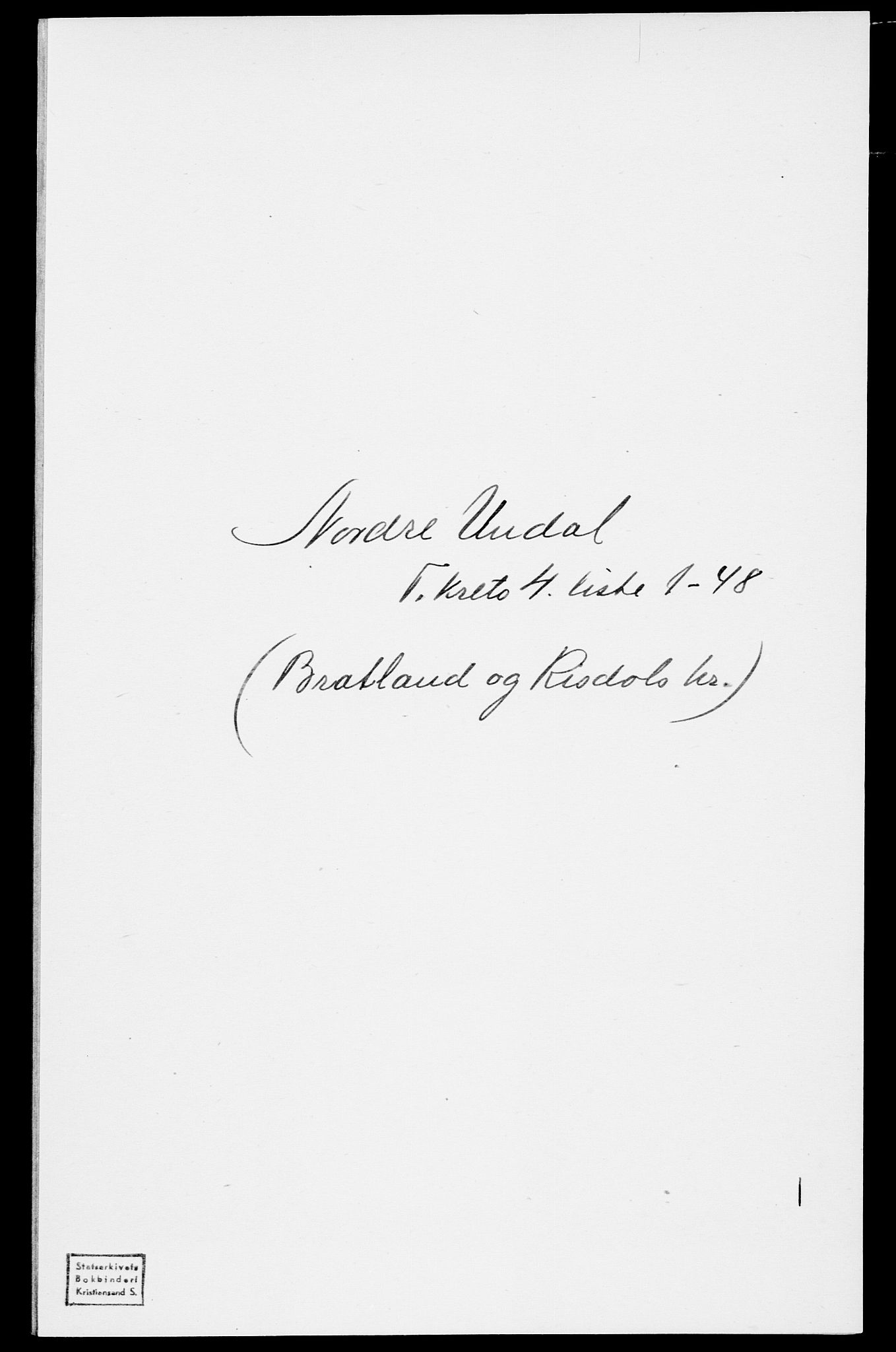 SAK, Folketelling 1875 for 1028P Nord-Audnedal prestegjeld, 1875, s. 350