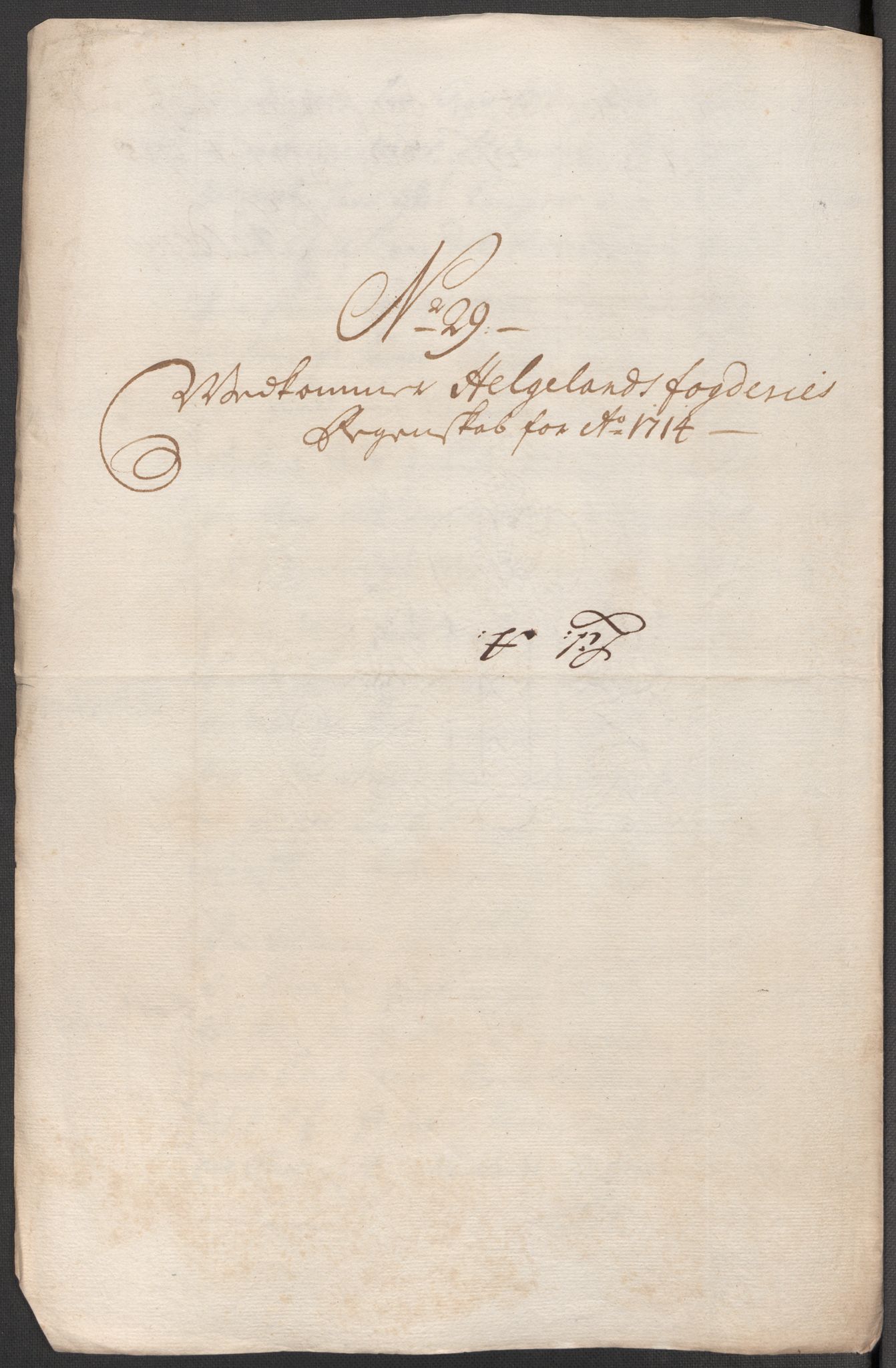 Rentekammeret inntil 1814, Reviderte regnskaper, Fogderegnskap, RA/EA-4092/R65/L4513: Fogderegnskap Helgeland, 1714-1715, s. 184