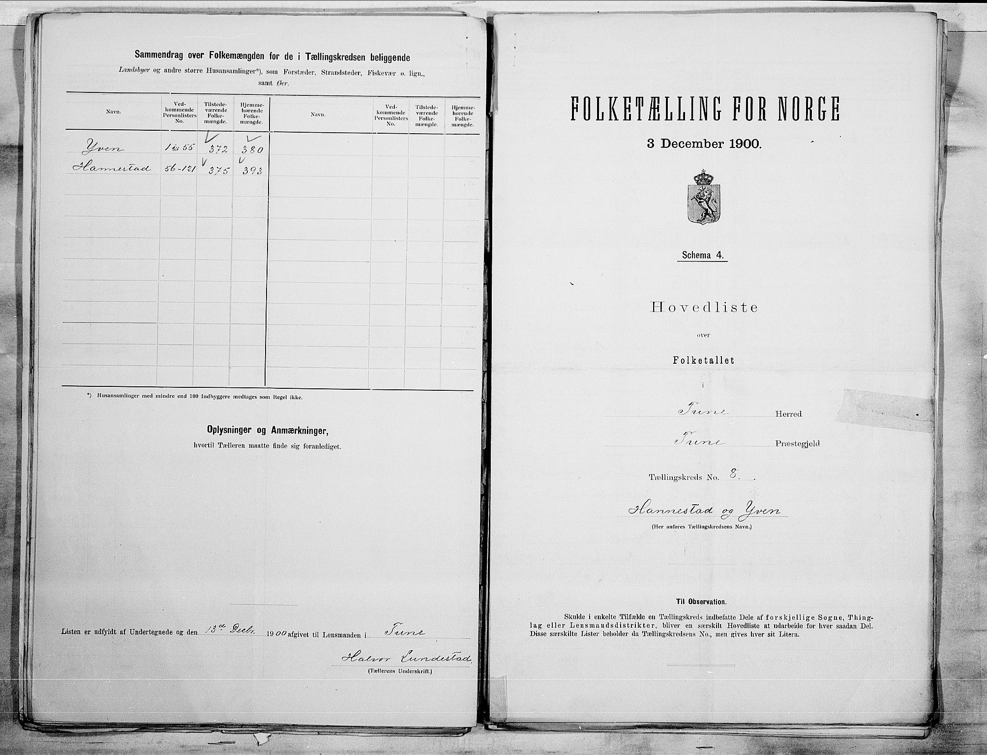 SAO, Folketelling 1900 for 0130 Tune herred, 1900, s. 26