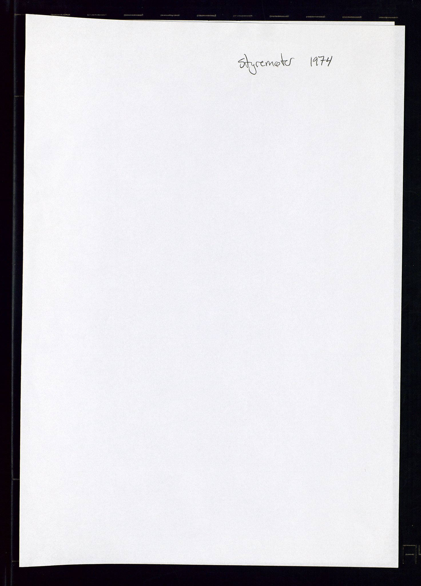 PA 1544 - Norsk Brændselolje A/S, AV/SAST-A-101965/1/A/Ab/L0006/0002: Styremøter  / Styremøter 1974, 1974, s. 3