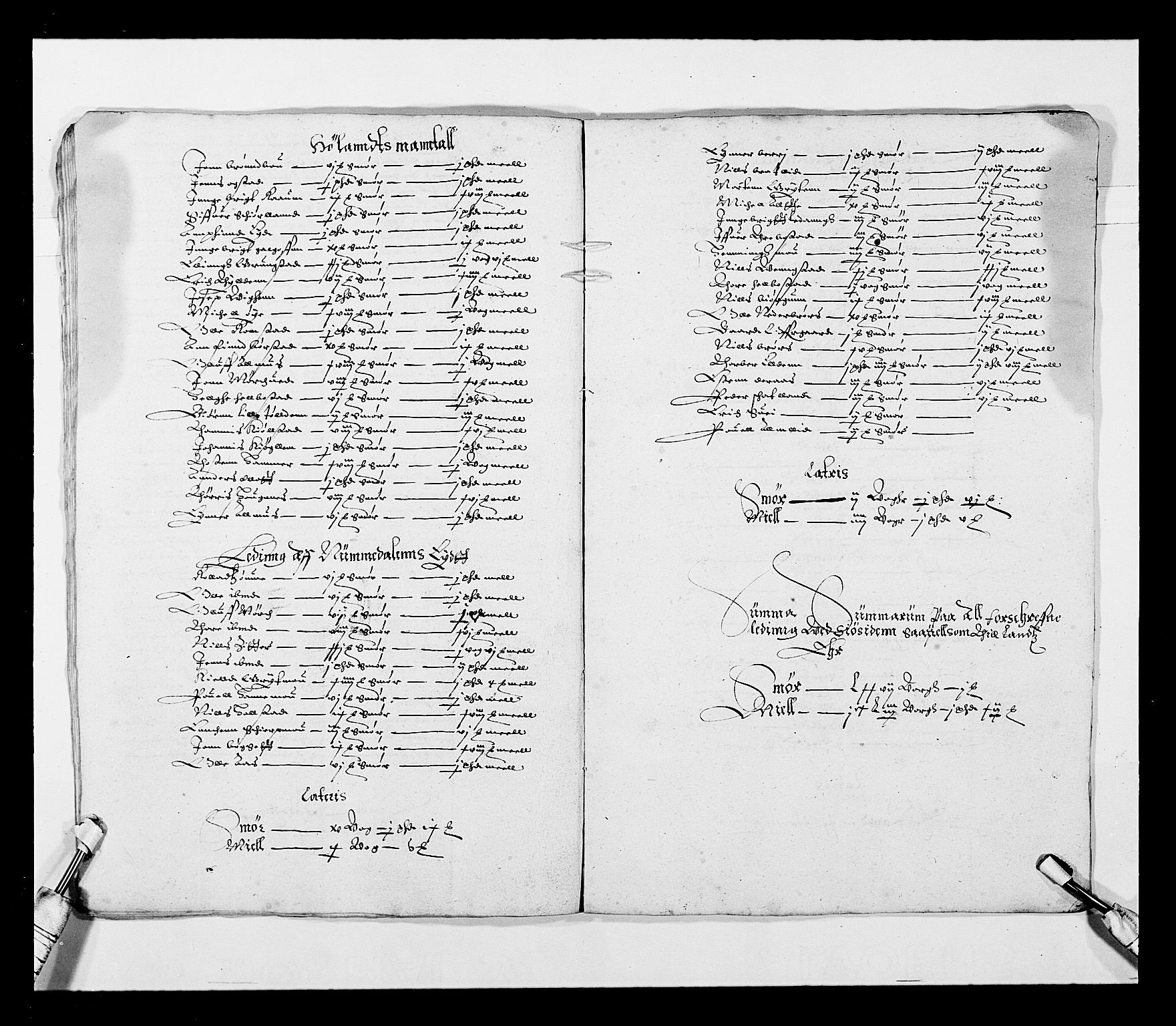 Stattholderembetet 1572-1771, RA/EA-2870/Ek/L0027/0001: Jordebøker 1633-1658: / Jordebøker for Trondheim len, 1643-1644, s. 91