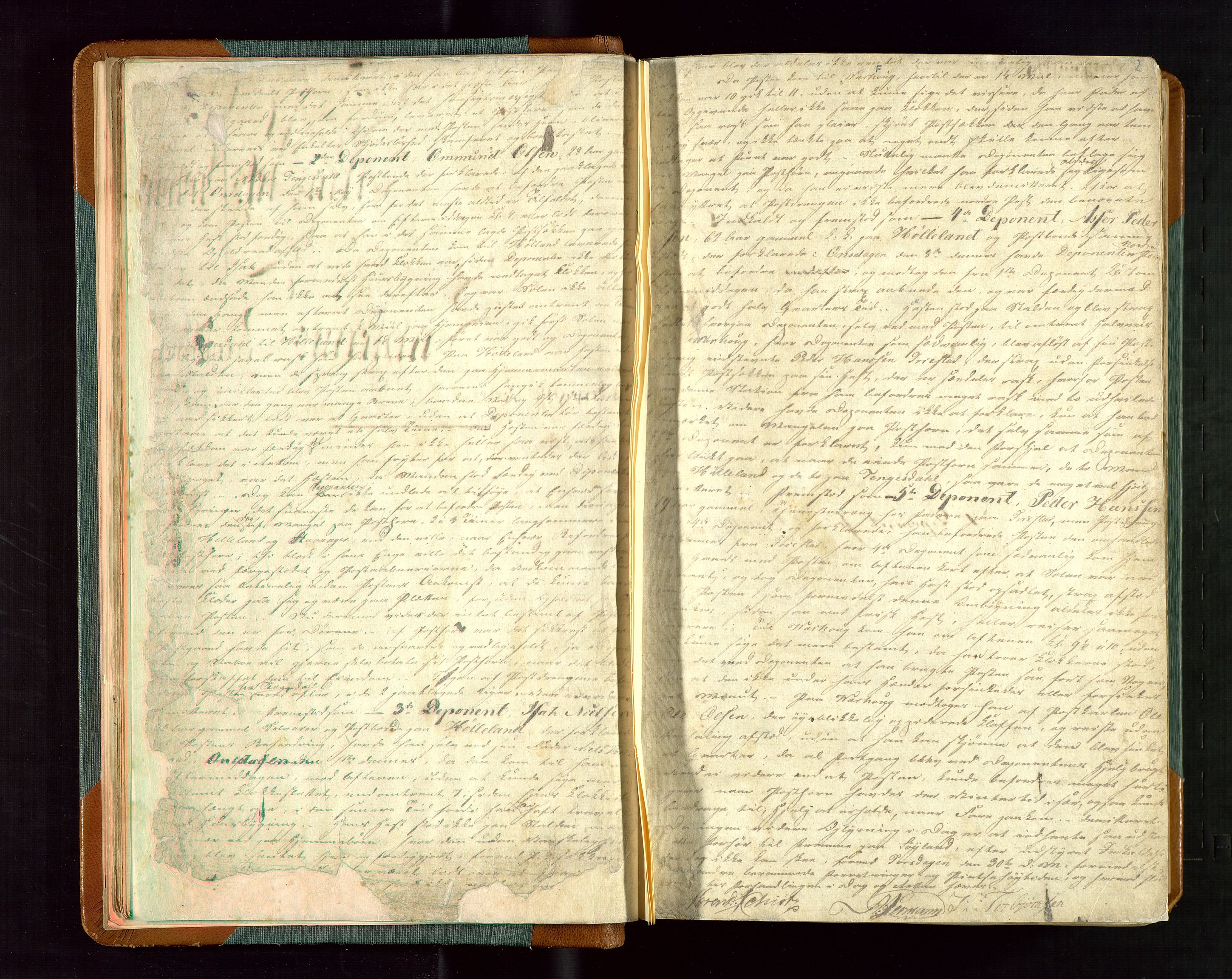 Jæren og Dalane sorenskriveri, AV/SAST-A-100306/3/30/30BBA/L0001: EKSTRARETTSPROTOKOLL - DALANE, 1822-1832, s. 1b-2a