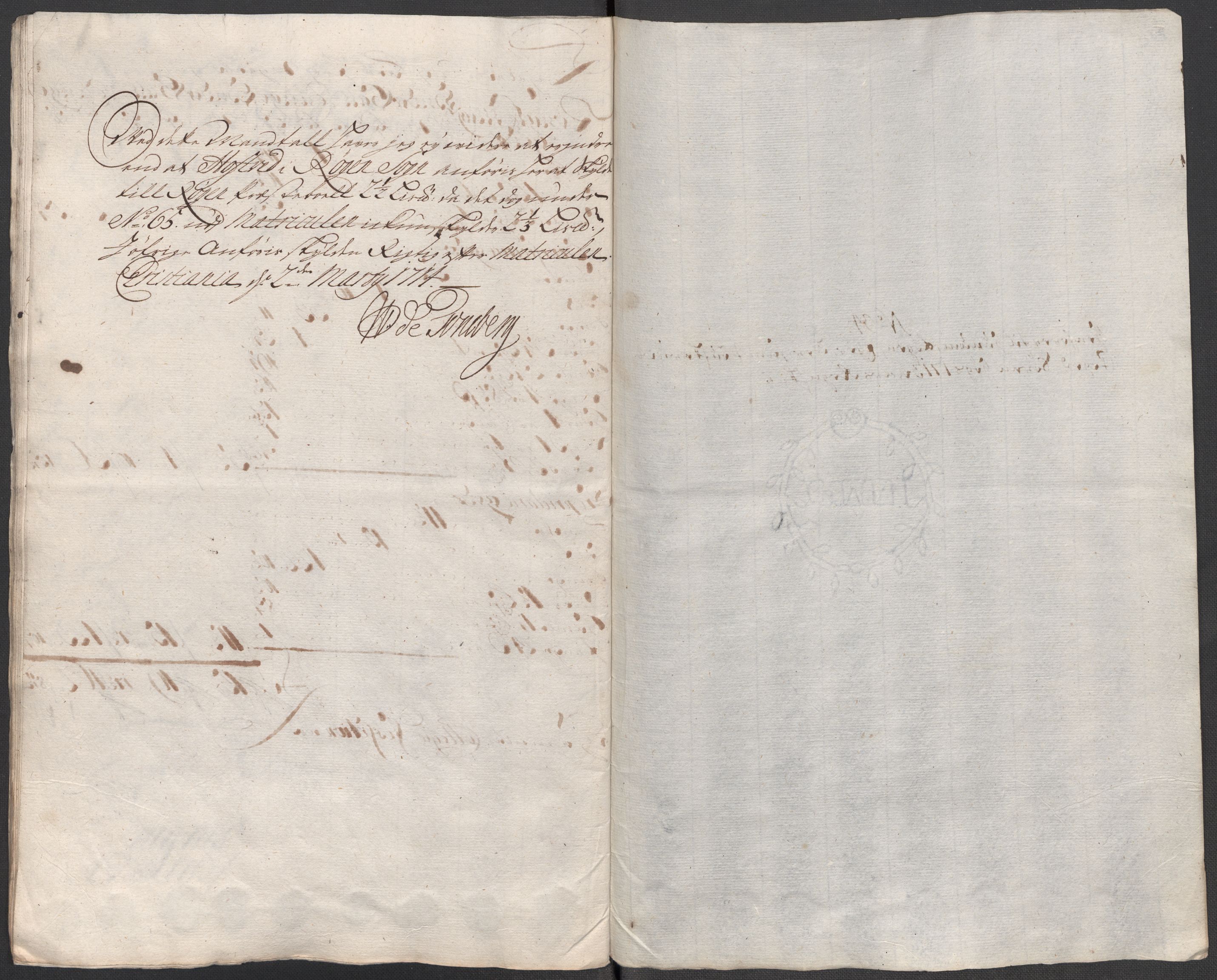 Rentekammeret inntil 1814, Reviderte regnskaper, Fogderegnskap, AV/RA-EA-4092/R31/L1708: Fogderegnskap Hurum, Røyken, Eiker, Lier og Buskerud, 1713, s. 420