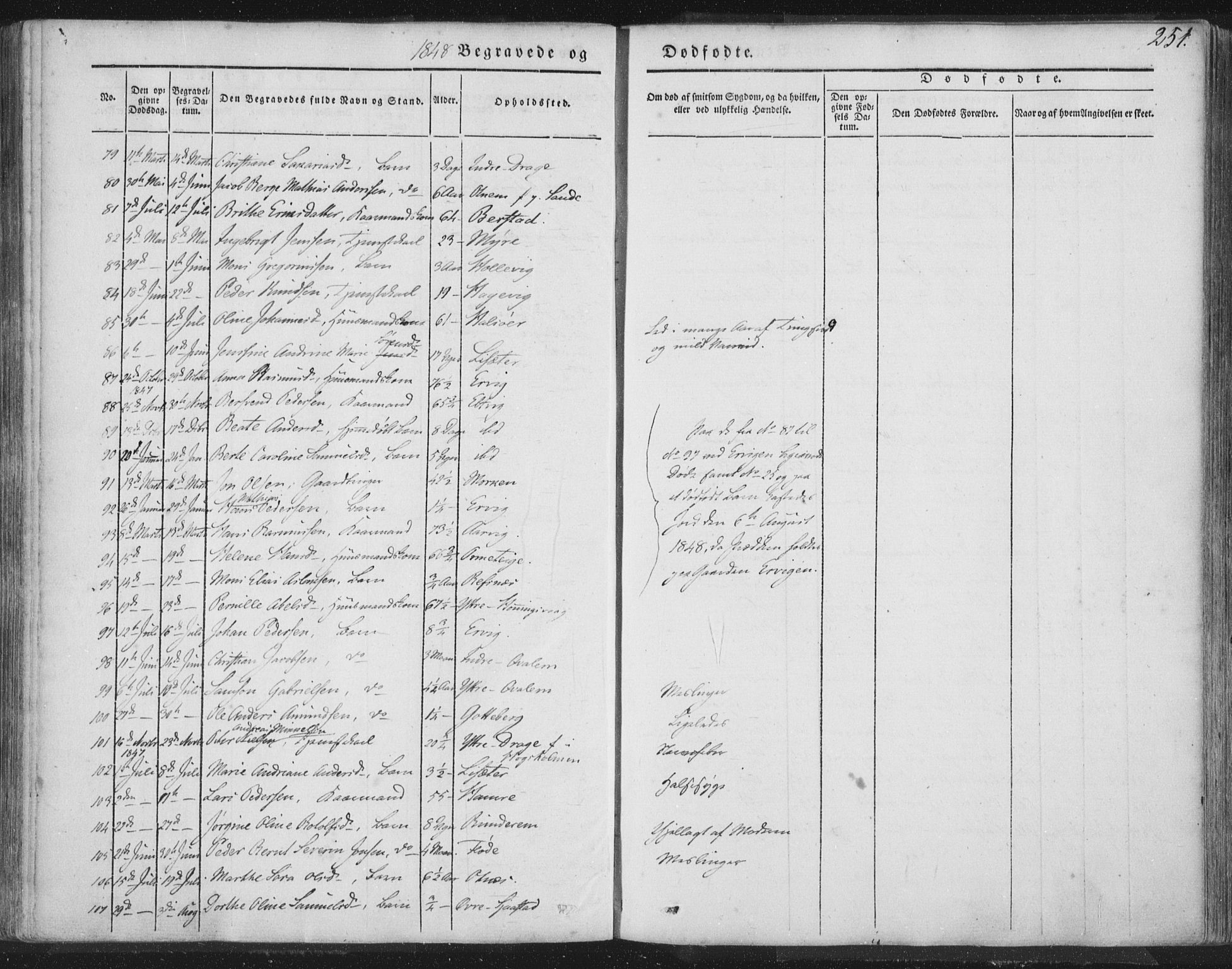 Selje sokneprestembete, AV/SAB-A-99938/H/Ha/Haa/Haaa: Ministerialbok nr. A 10, 1844-1858, s. 251