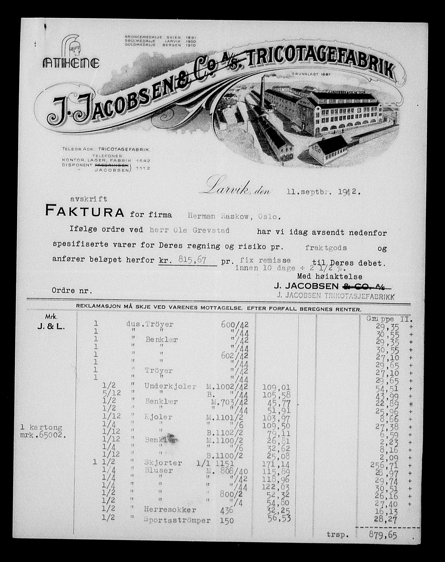 Justisdepartementet, Tilbakeføringskontoret for inndratte formuer, RA/S-1564/H/Hc/Hcc/L0972: --, 1945-1947, s. 66