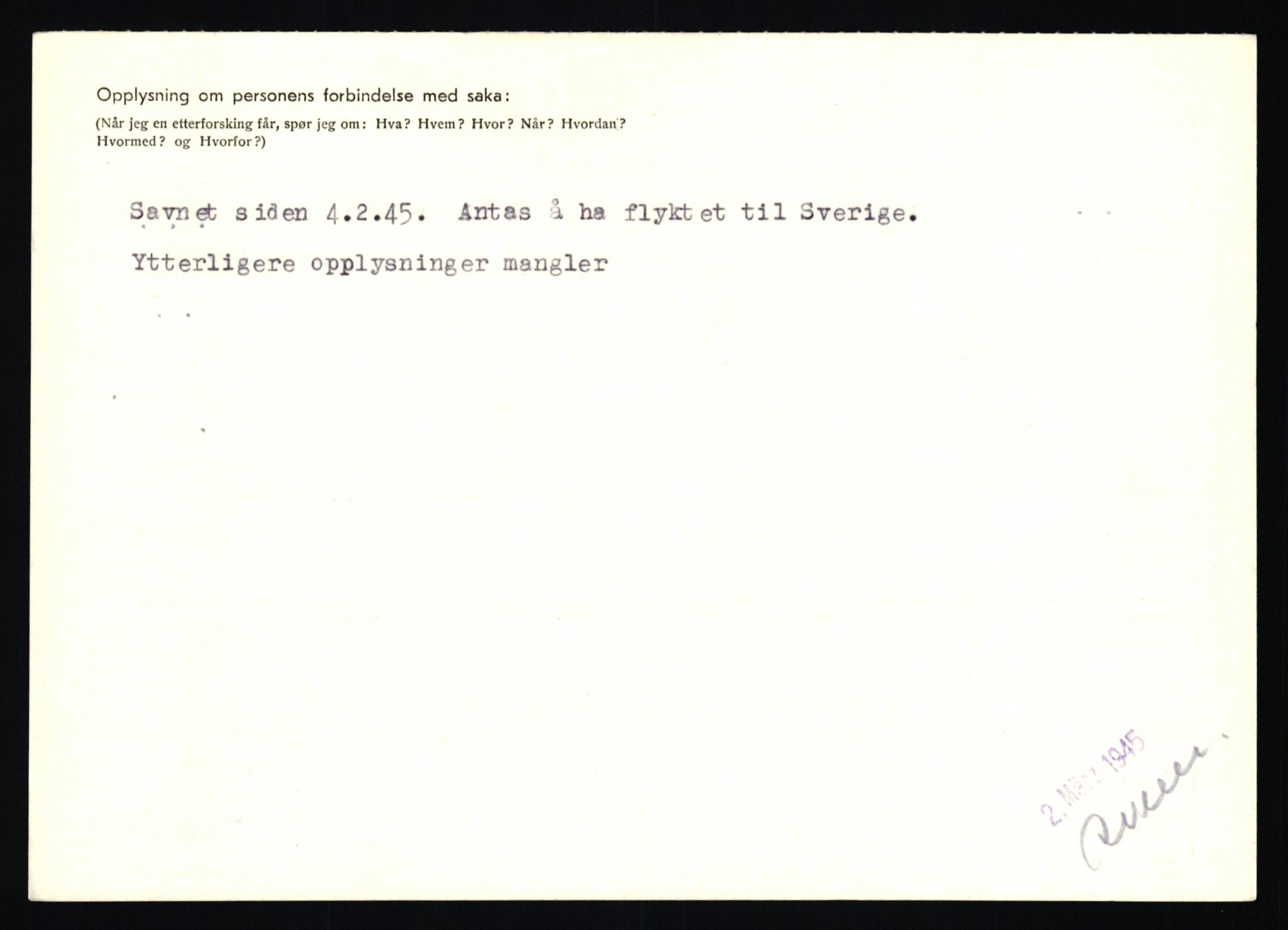 Statspolitiet - Hovedkontoret / Osloavdelingen, AV/RA-S-1329/C/Ca/L0009: Knutsen - Limstrand, 1943-1945, s. 3978
