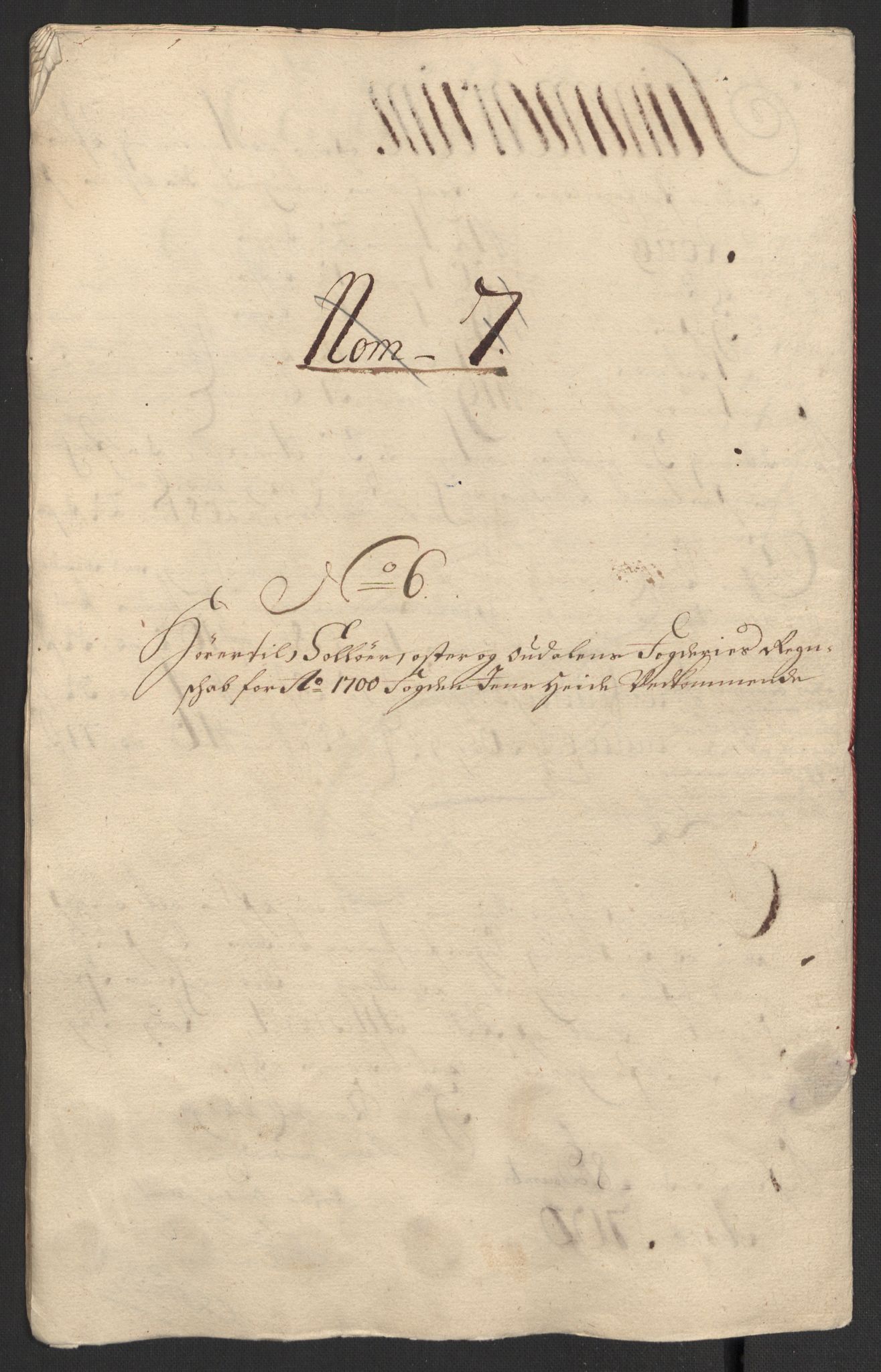 Rentekammeret inntil 1814, Reviderte regnskaper, Fogderegnskap, RA/EA-4092/R13/L0838: Fogderegnskap Solør, Odal og Østerdal, 1700, s. 78