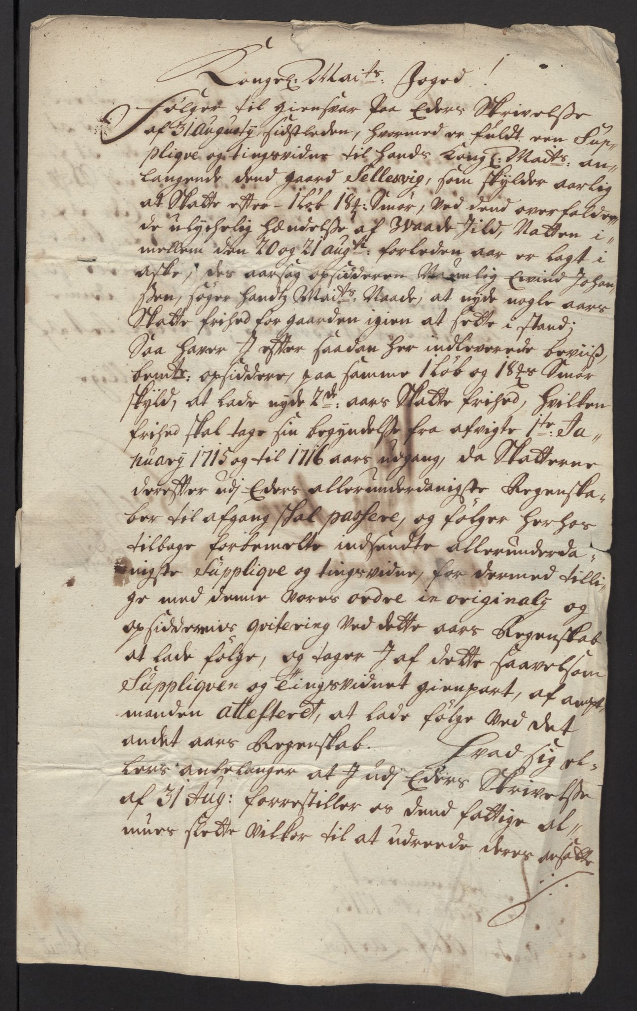 Rentekammeret inntil 1814, Reviderte regnskaper, Fogderegnskap, RA/EA-4092/R48/L2991: Fogderegnskap Sunnhordland og Hardanger, 1715, s. 507