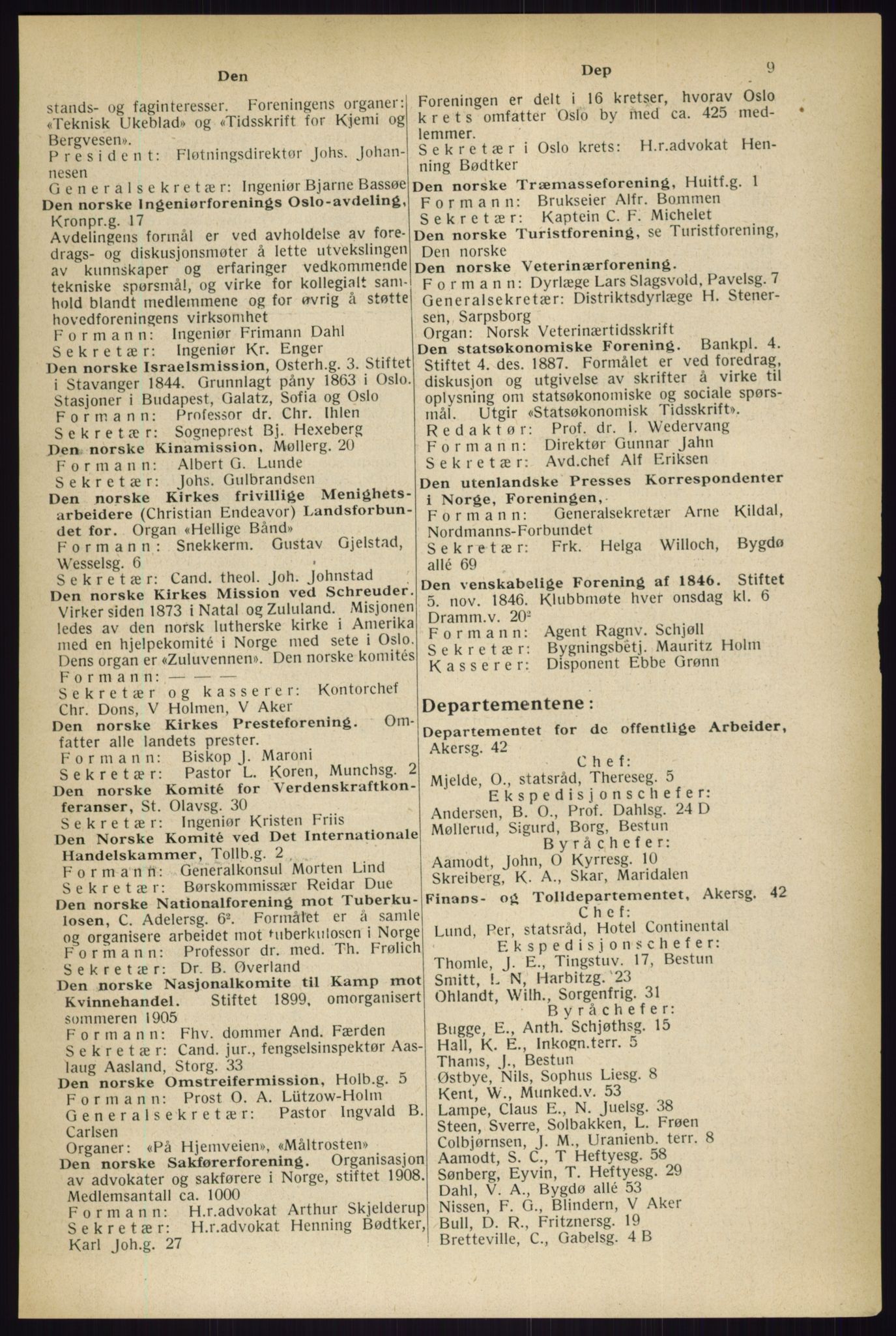 Kristiania/Oslo adressebok, PUBL/-, 1933, s. 9