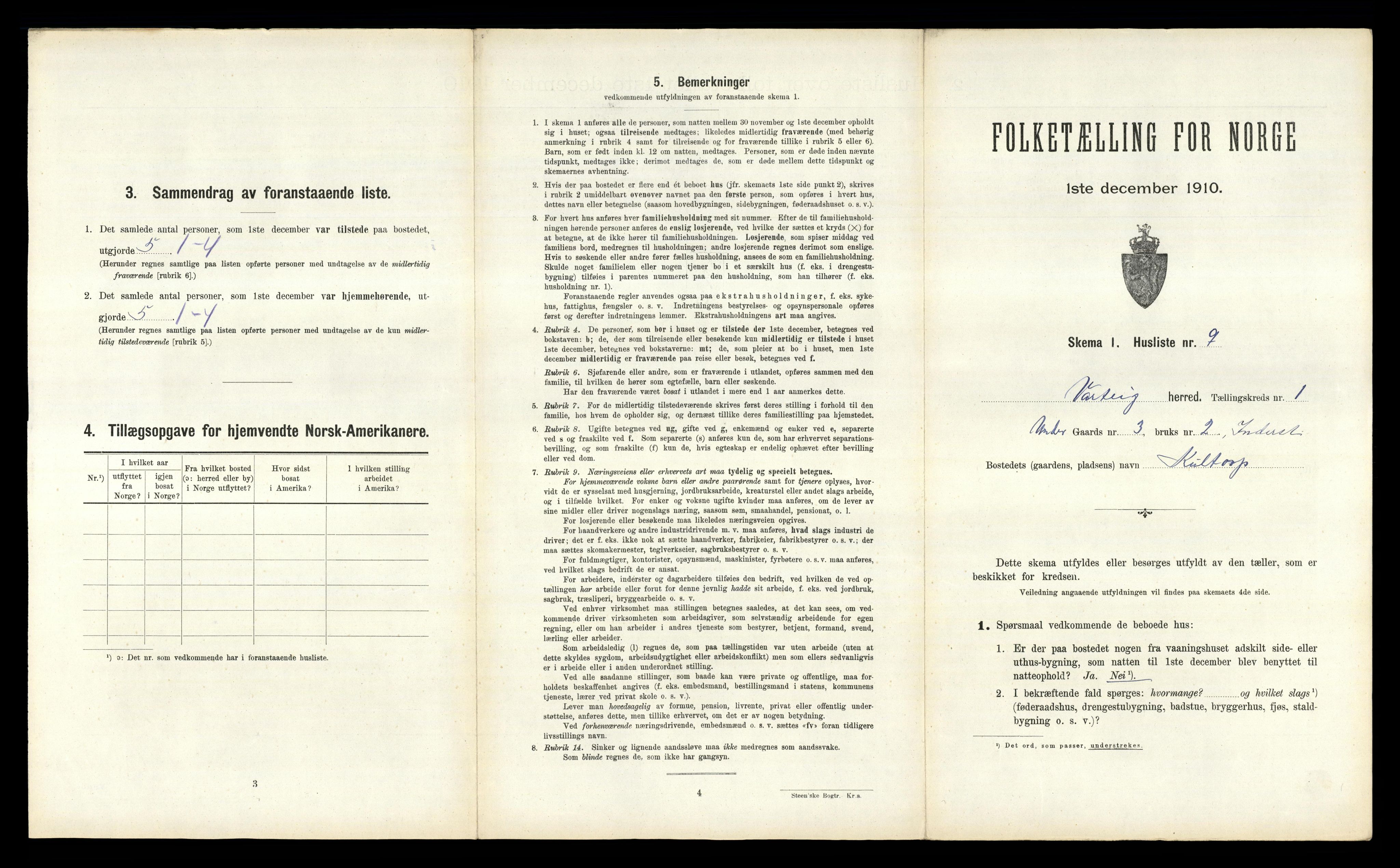 RA, Folketelling 1910 for 0114 Varteig herred, 1910, s. 33