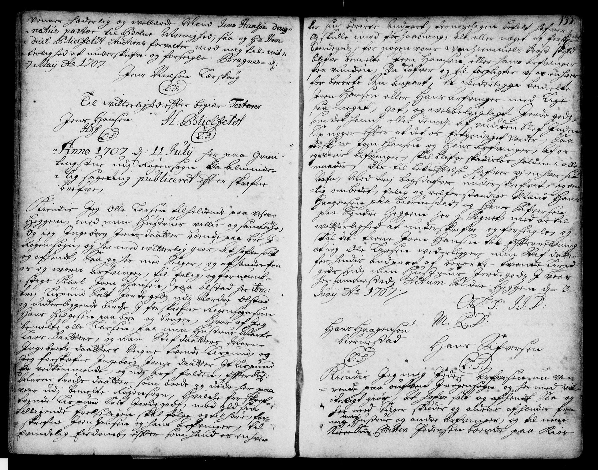 Lier, Røyken og Hurum sorenskriveri, SAKO/A-89/G/Ga/Gaa/L0001: Pantebok nr. I, 1701-1725, s. 133