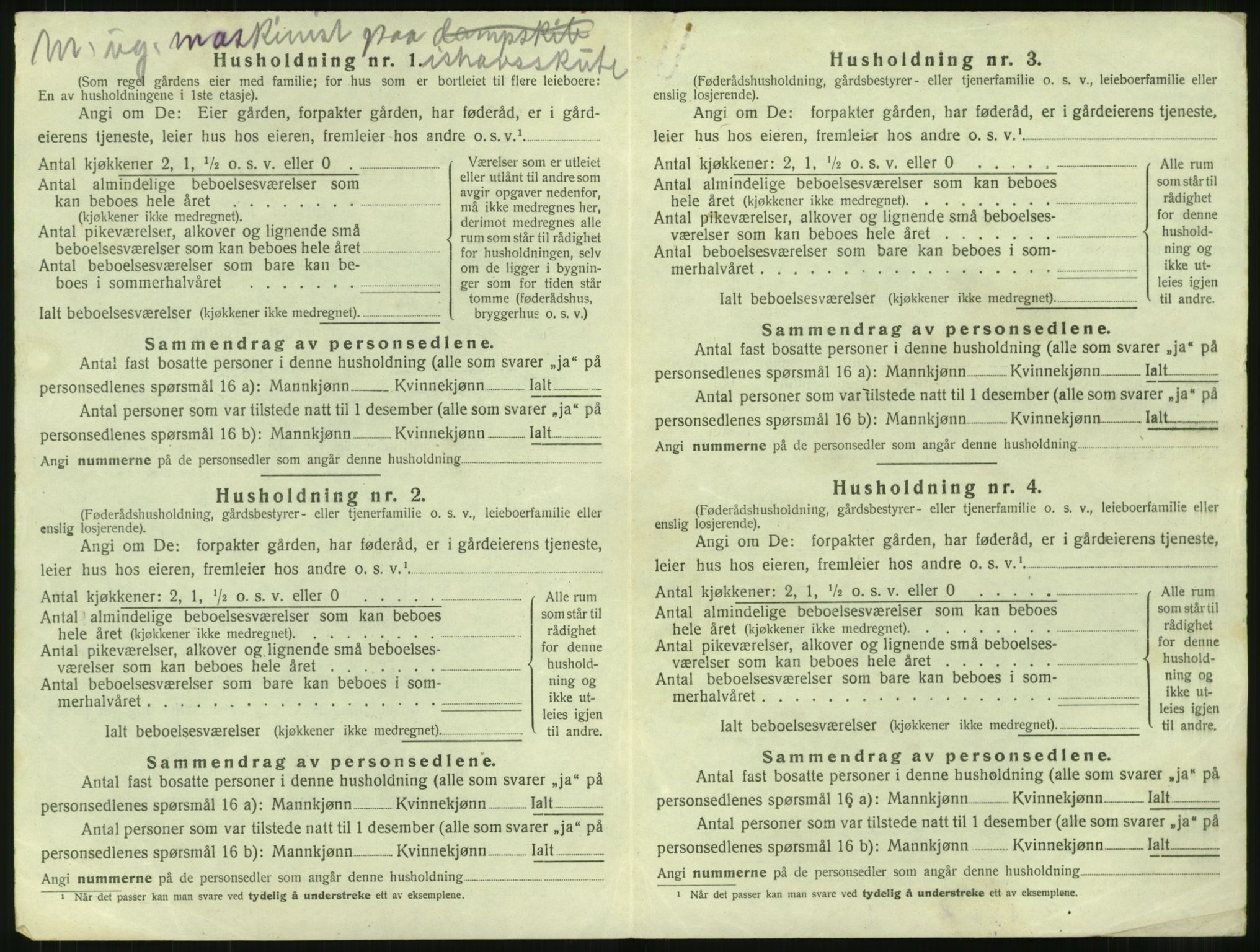 SAT, Folketelling 1920 for 1535 Vestnes herred, 1920, s. 464