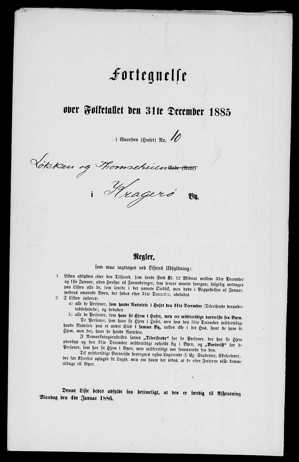 SAKO, Folketelling 1885 for 0801 Kragerø kjøpstad, 1885, s. 673