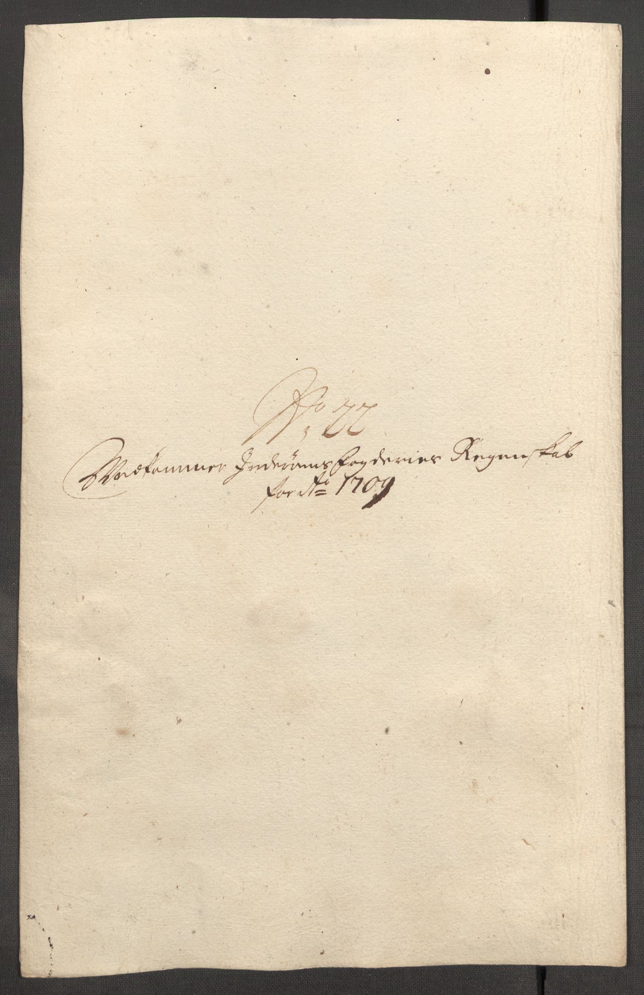 Rentekammeret inntil 1814, Reviderte regnskaper, Fogderegnskap, RA/EA-4092/R63/L4317: Fogderegnskap Inderøy, 1709, s. 236