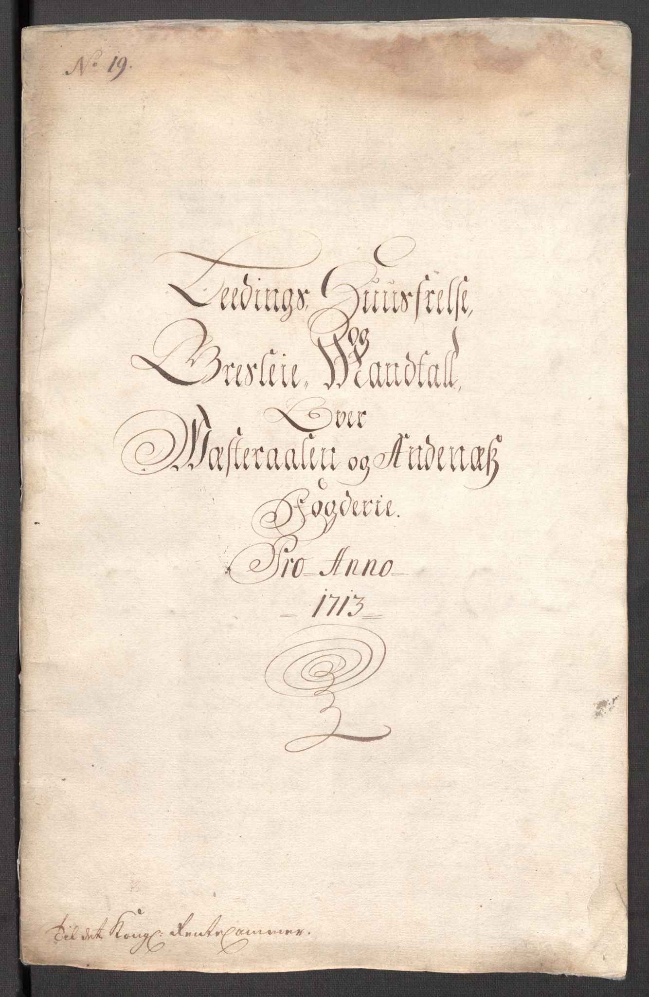 Rentekammeret inntil 1814, Reviderte regnskaper, Fogderegnskap, RA/EA-4092/R67/L4679: Fogderegnskap Vesterålen, Andenes og Lofoten, 1711-1713, s. 211