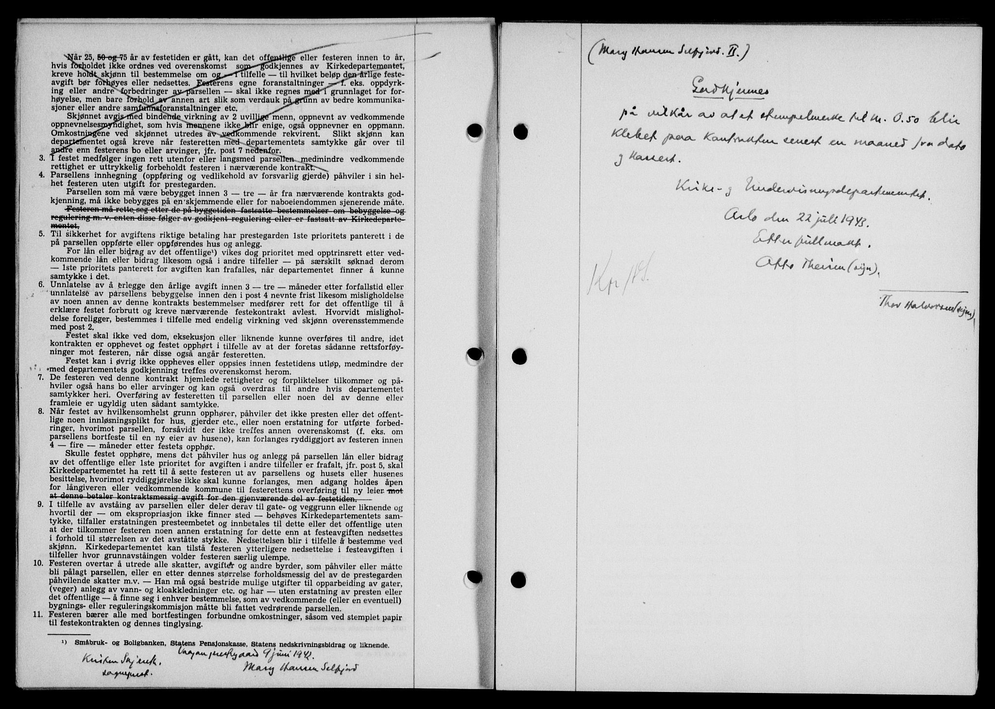 Lofoten sorenskriveri, SAT/A-0017/1/2/2C/L0011a: Pantebok nr. 11a, 1943-1943, Dagboknr: 969/1943