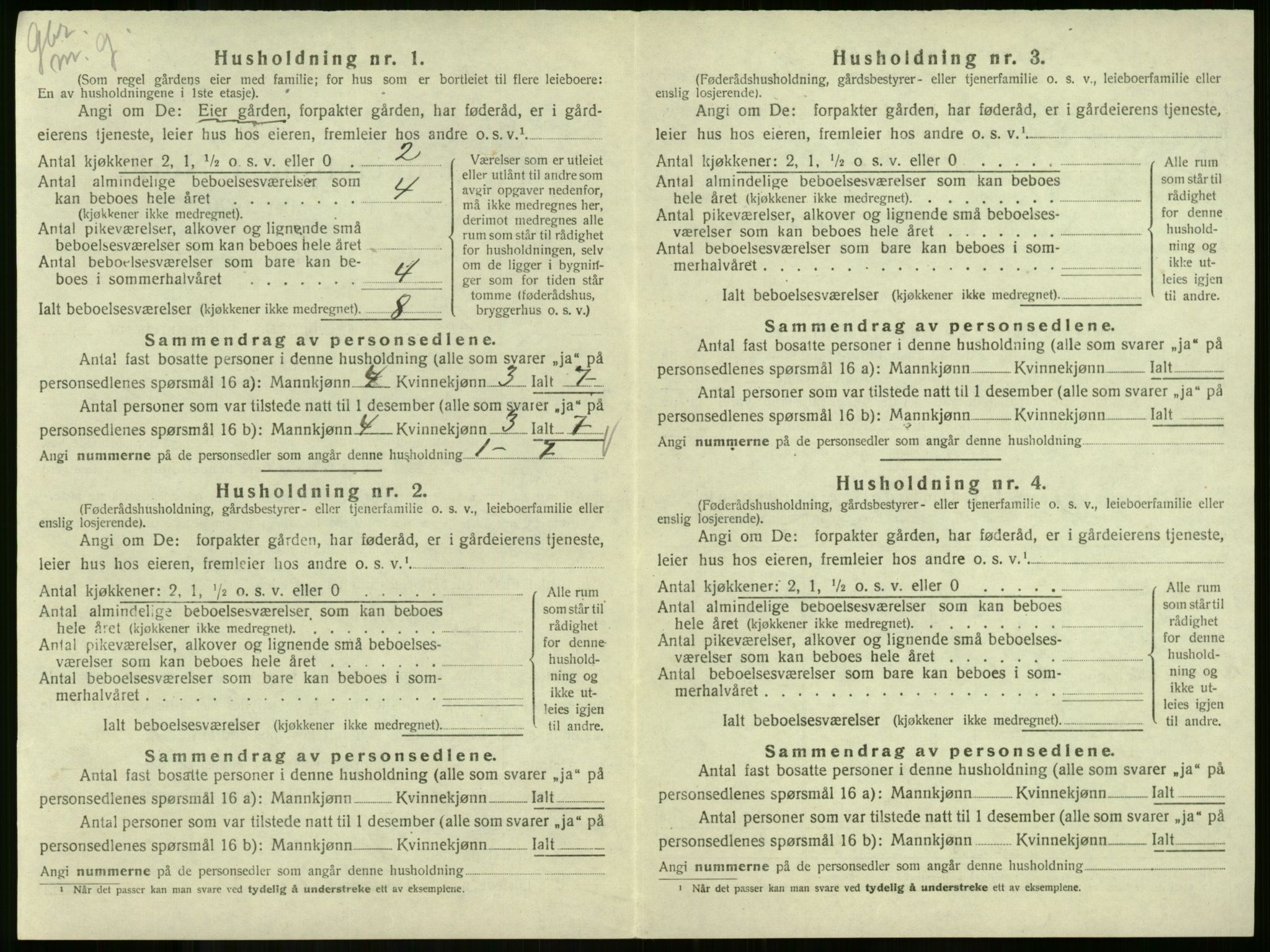 SAKO, Folketelling 1920 for 0719 Andebu herred, 1920, s. 405