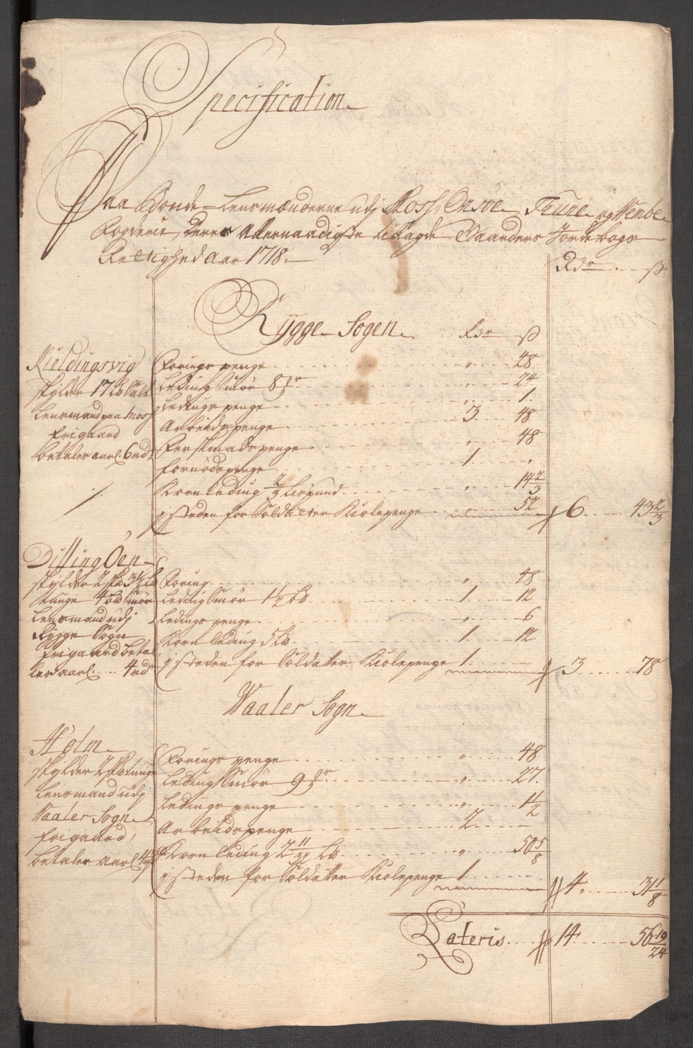 Rentekammeret inntil 1814, Reviderte regnskaper, Fogderegnskap, RA/EA-4092/R04/L0143: Fogderegnskap Moss, Onsøy, Tune, Veme og Åbygge, 1718, s. 163