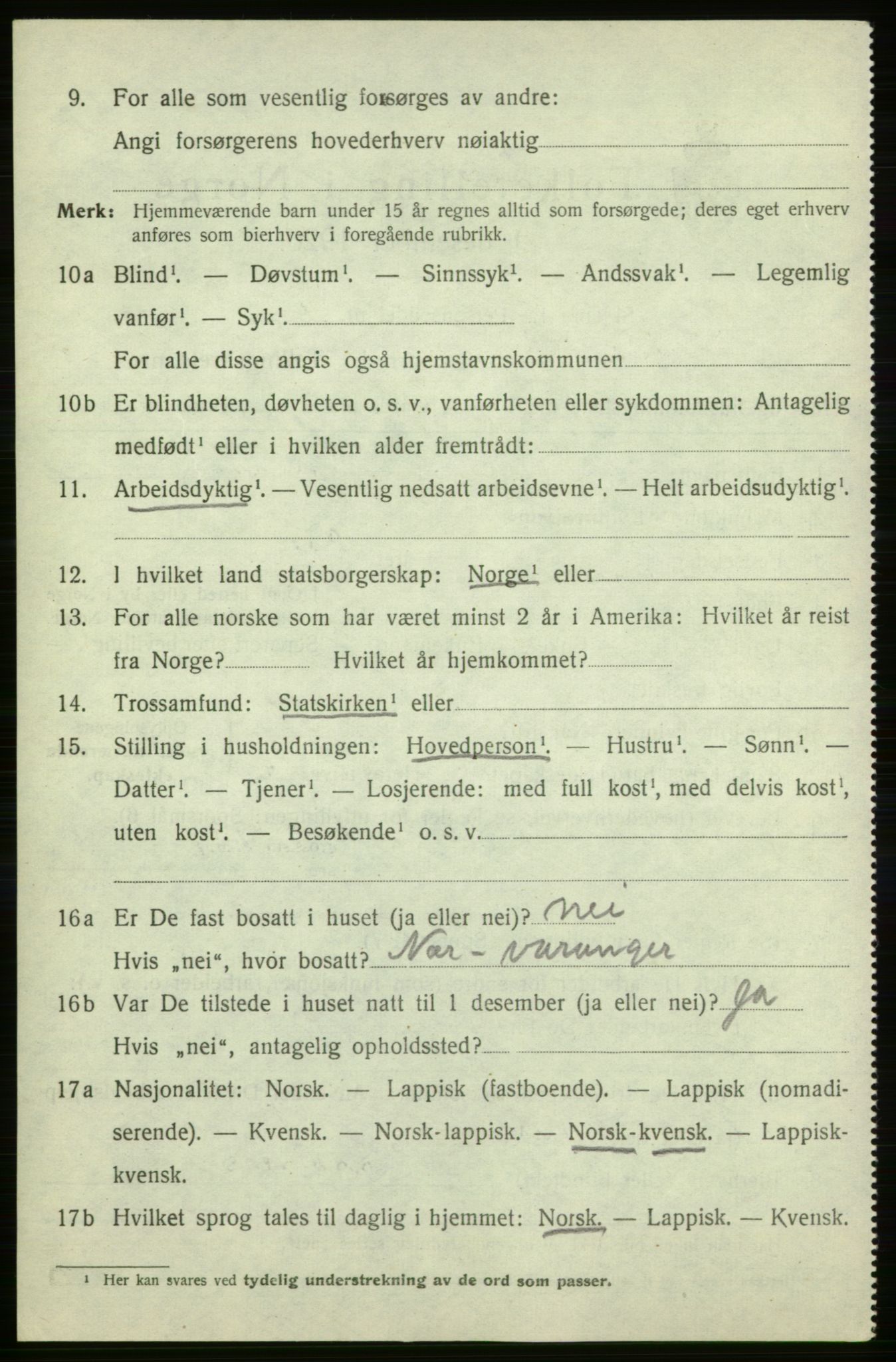 SATØ, Folketelling 1920 for 2030 Sør-Varanger herred, 1920, s. 7499