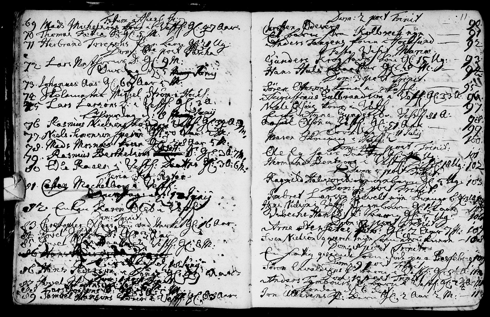 Eiker kirkebøker, SAKO/A-4/F/Fa/L0007: Ministerialbok nr. I 7 /1, 1733-1808, s. 11