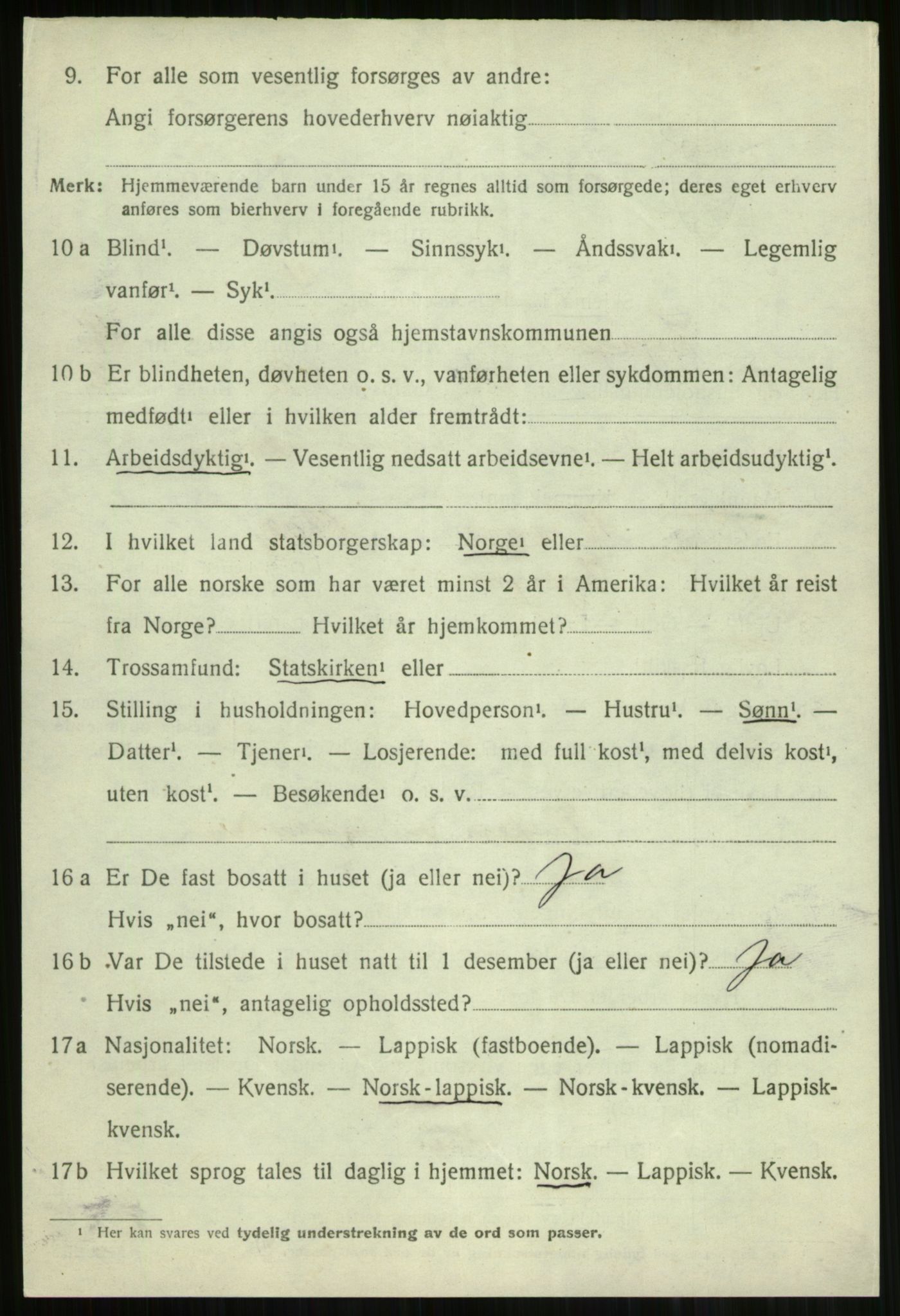 SATØ, Folketelling 1920 for 1938 Lyngen herred, 1920, s. 13562