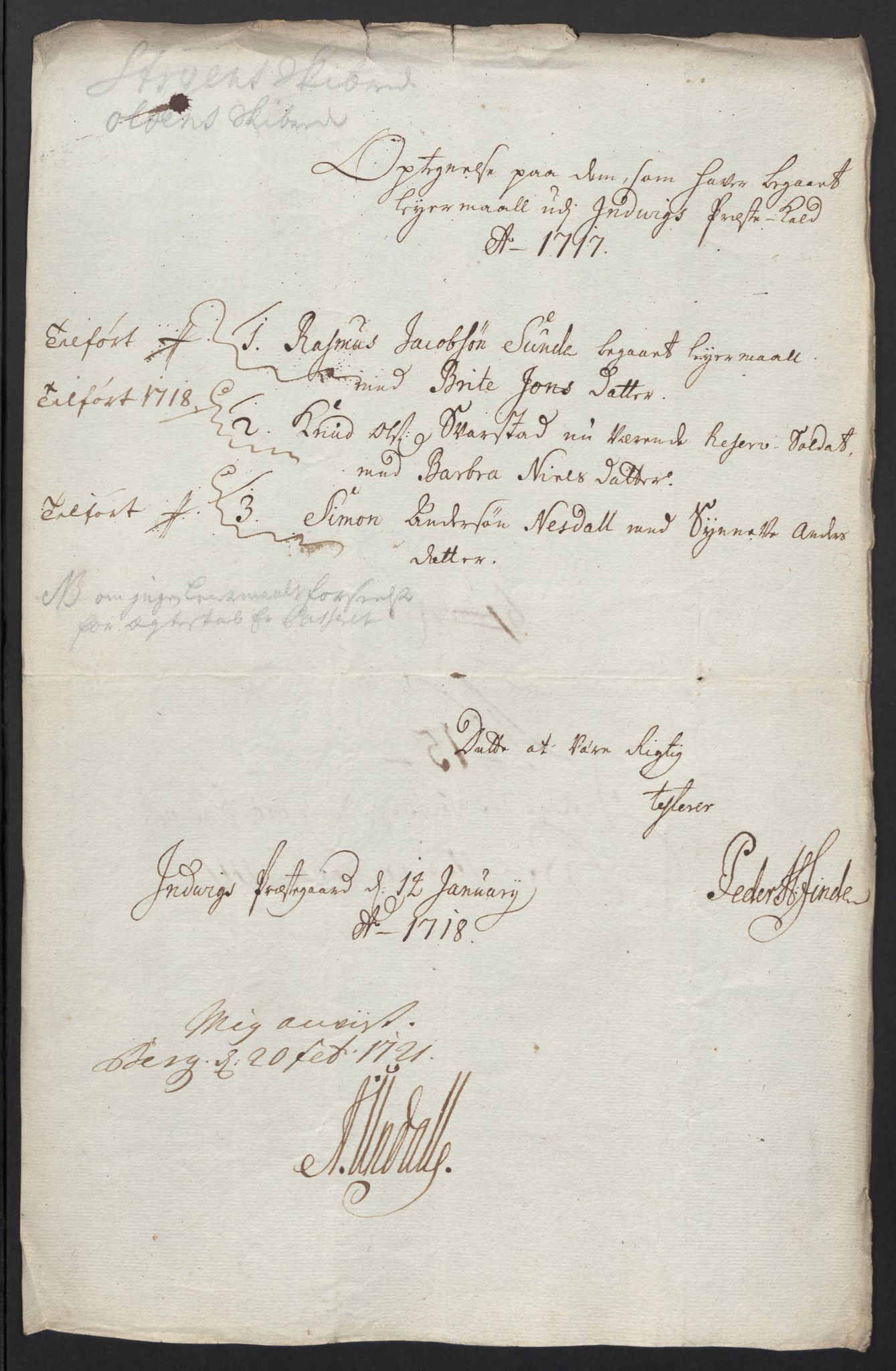 Rentekammeret inntil 1814, Reviderte regnskaper, Fogderegnskap, AV/RA-EA-4092/R53/L3441: Fogderegnskap Sunn- og Nordfjord, 1717-1718, s. 123