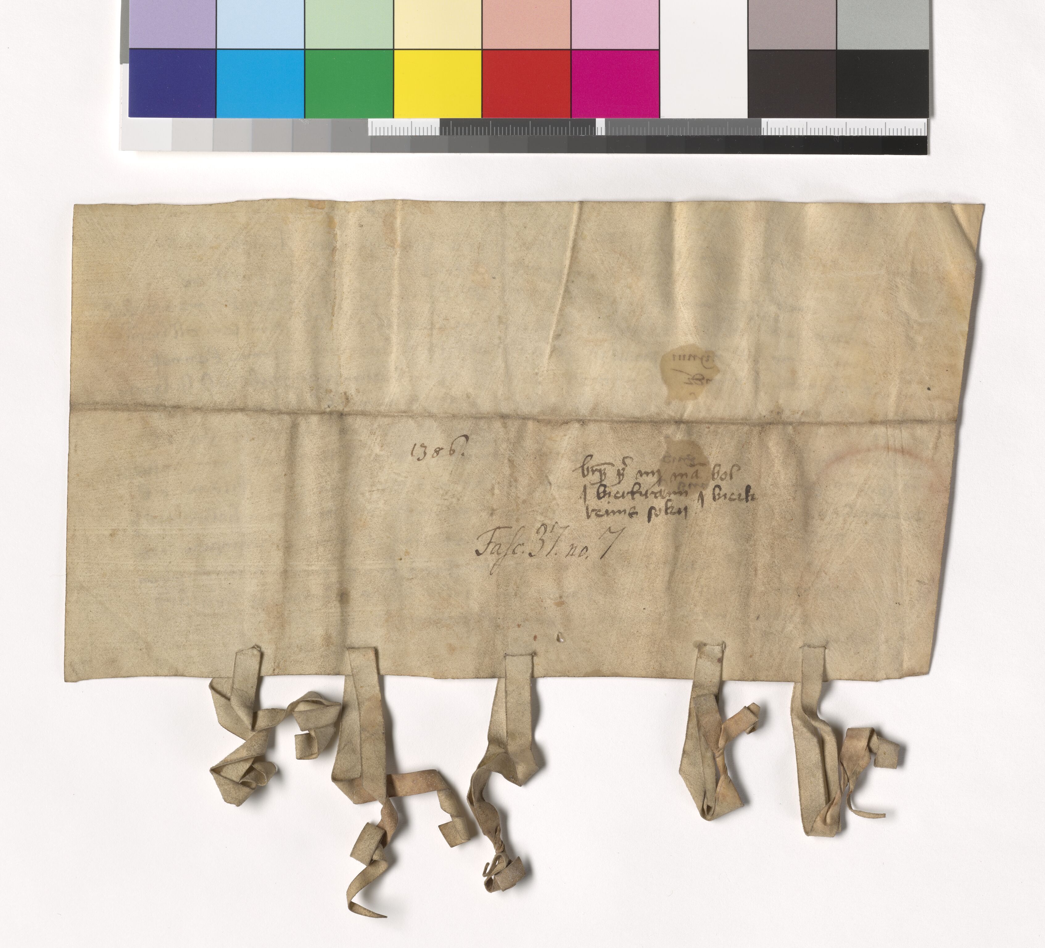 Riksarkivets diplomsamling, AV/RA-EA-5965/F05/L0114: NRA AM fasc. 37 nr. 5-10, 1386-1388, s. 9