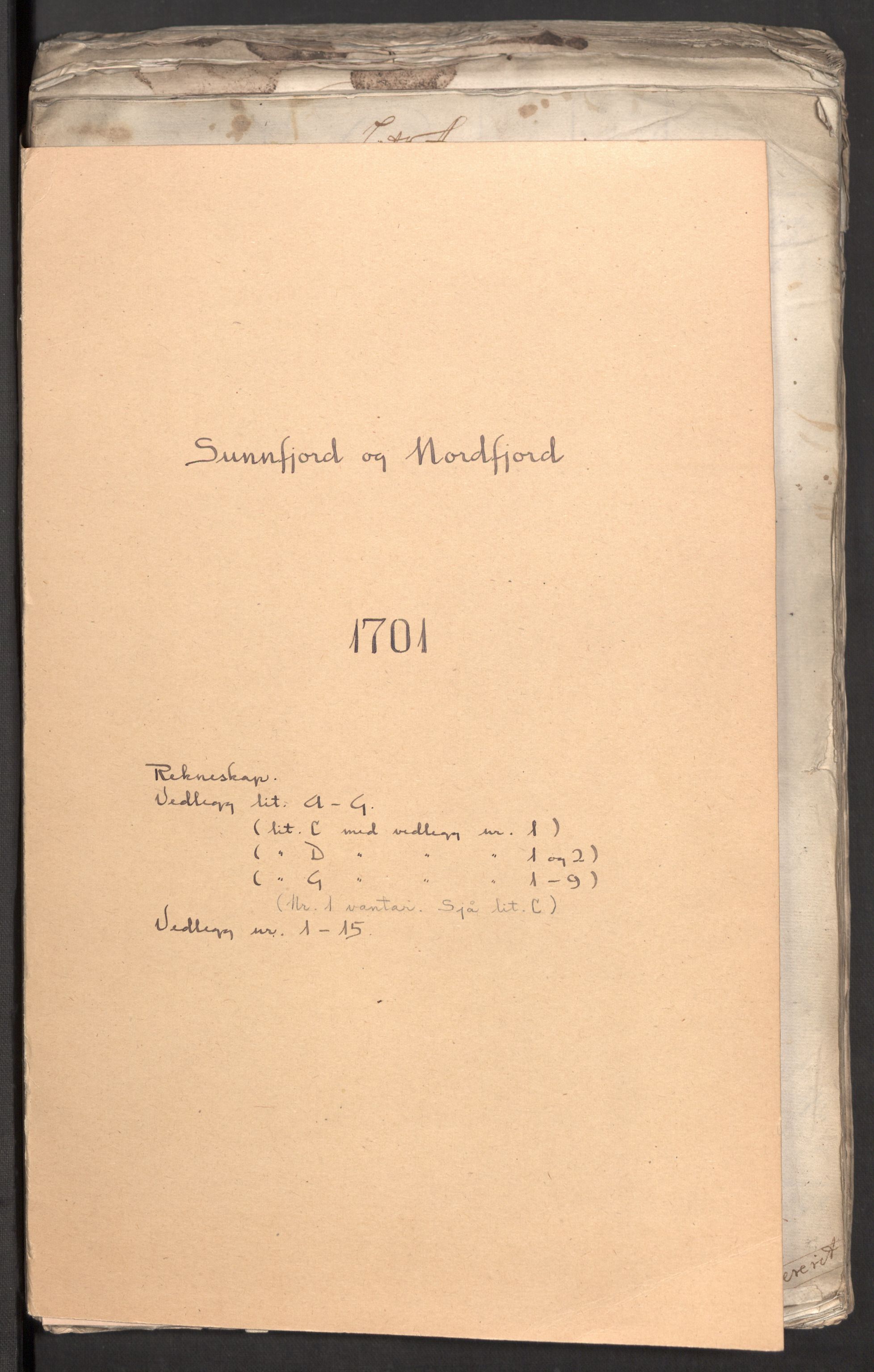 Rentekammeret inntil 1814, Reviderte regnskaper, Fogderegnskap, AV/RA-EA-4092/R53/L3425: Fogderegnskap Sunn- og Nordfjord, 1700-1701, s. 250