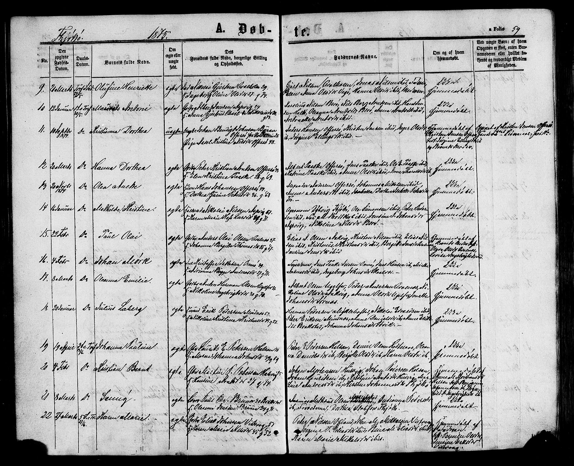 Ministerialprotokoller, klokkerbøker og fødselsregistre - Nordland, AV/SAT-A-1459/817/L0262: Ministerialbok nr. 817A03/ 1, 1862-1877, s. 59