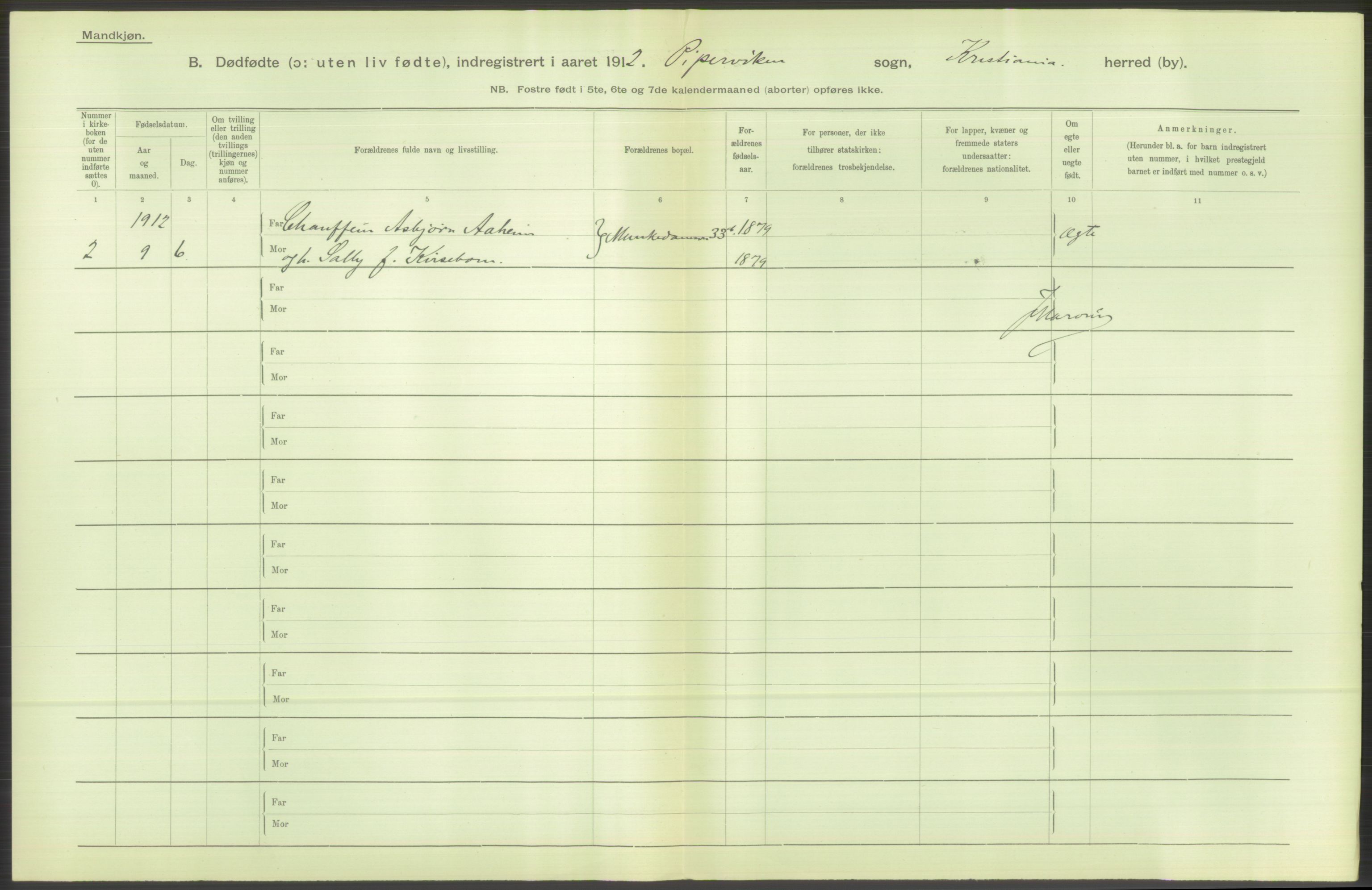 Statistisk sentralbyrå, Sosiodemografiske emner, Befolkning, RA/S-2228/D/Df/Dfb/Dfbb/L0010: Kristiania: Døde, dødfødte, 1912, s. 602