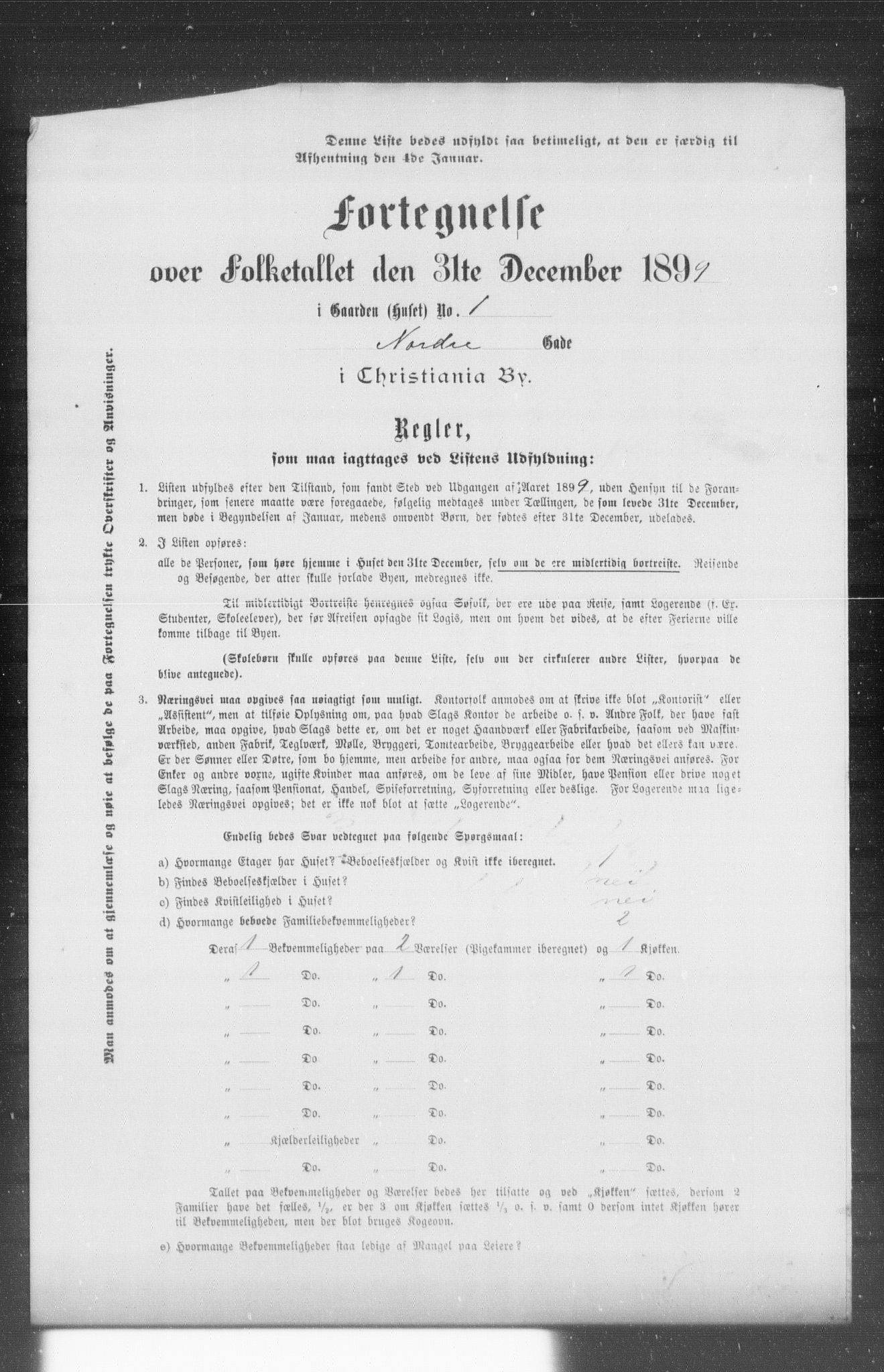 OBA, Kommunal folketelling 31.12.1899 for Kristiania kjøpstad, 1899, s. 9479