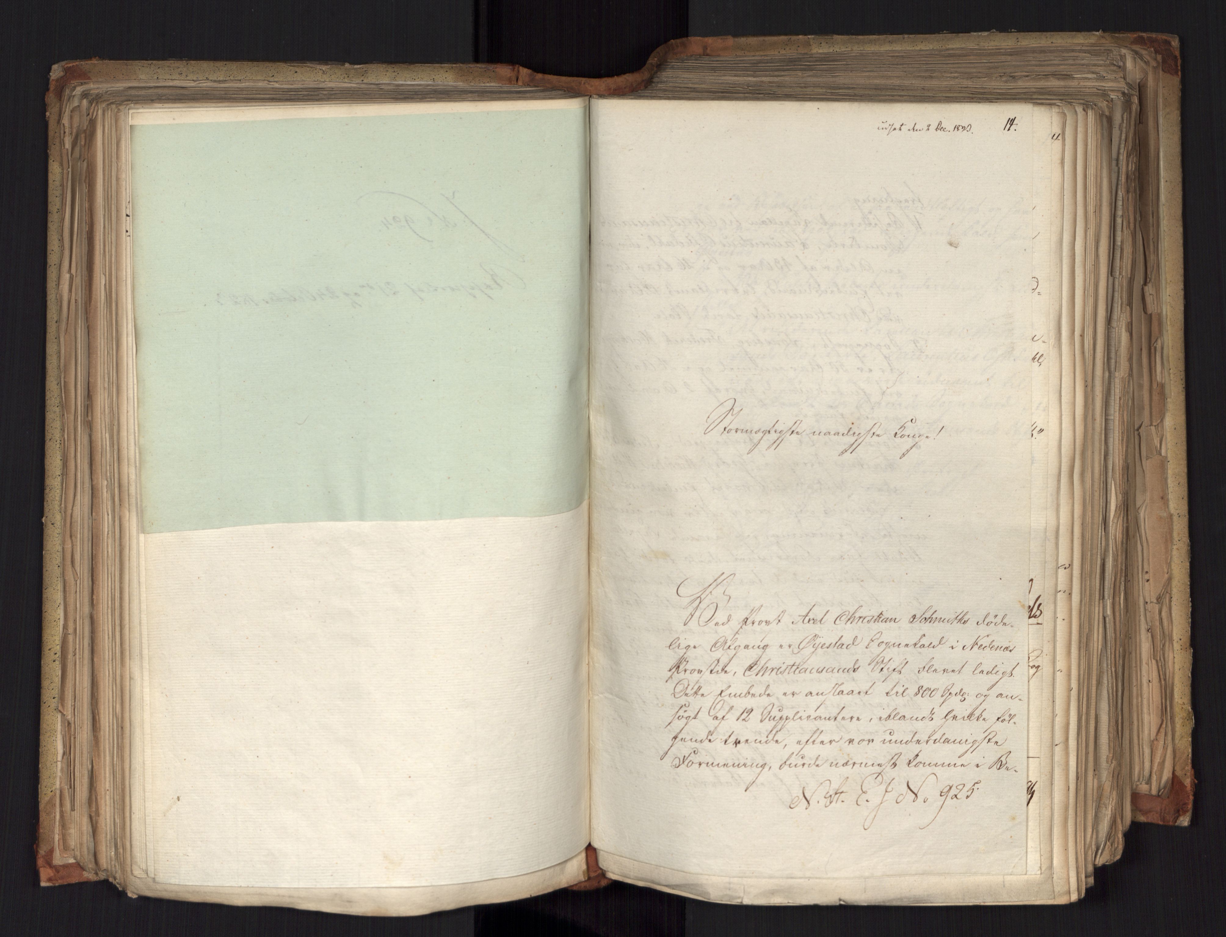 Statsrådsavdelingen i Stockholm, RA/S-1003/D/Da/L0036: Regjeringsinnstillinger nr. 841-1114, 1823, s. 228