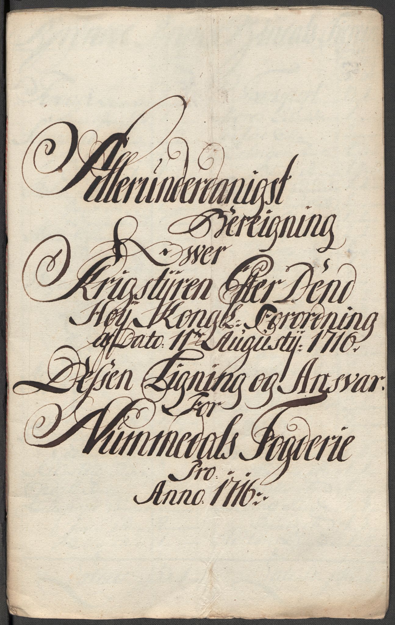 Rentekammeret inntil 1814, Reviderte regnskaper, Fogderegnskap, RA/EA-4092/R64/L4437: Fogderegnskap Namdal, 1716, s. 126