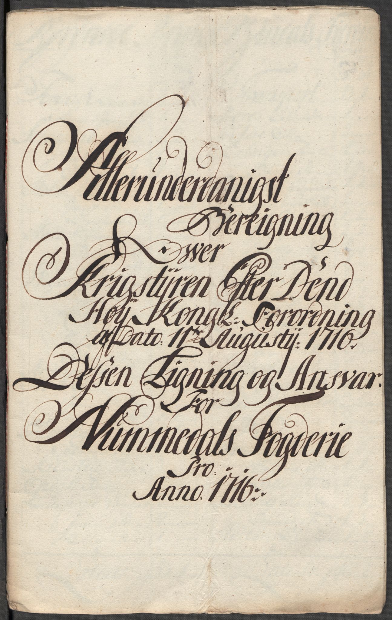 Rentekammeret inntil 1814, Reviderte regnskaper, Fogderegnskap, AV/RA-EA-4092/R64/L4437: Fogderegnskap Namdal, 1716, s. 126