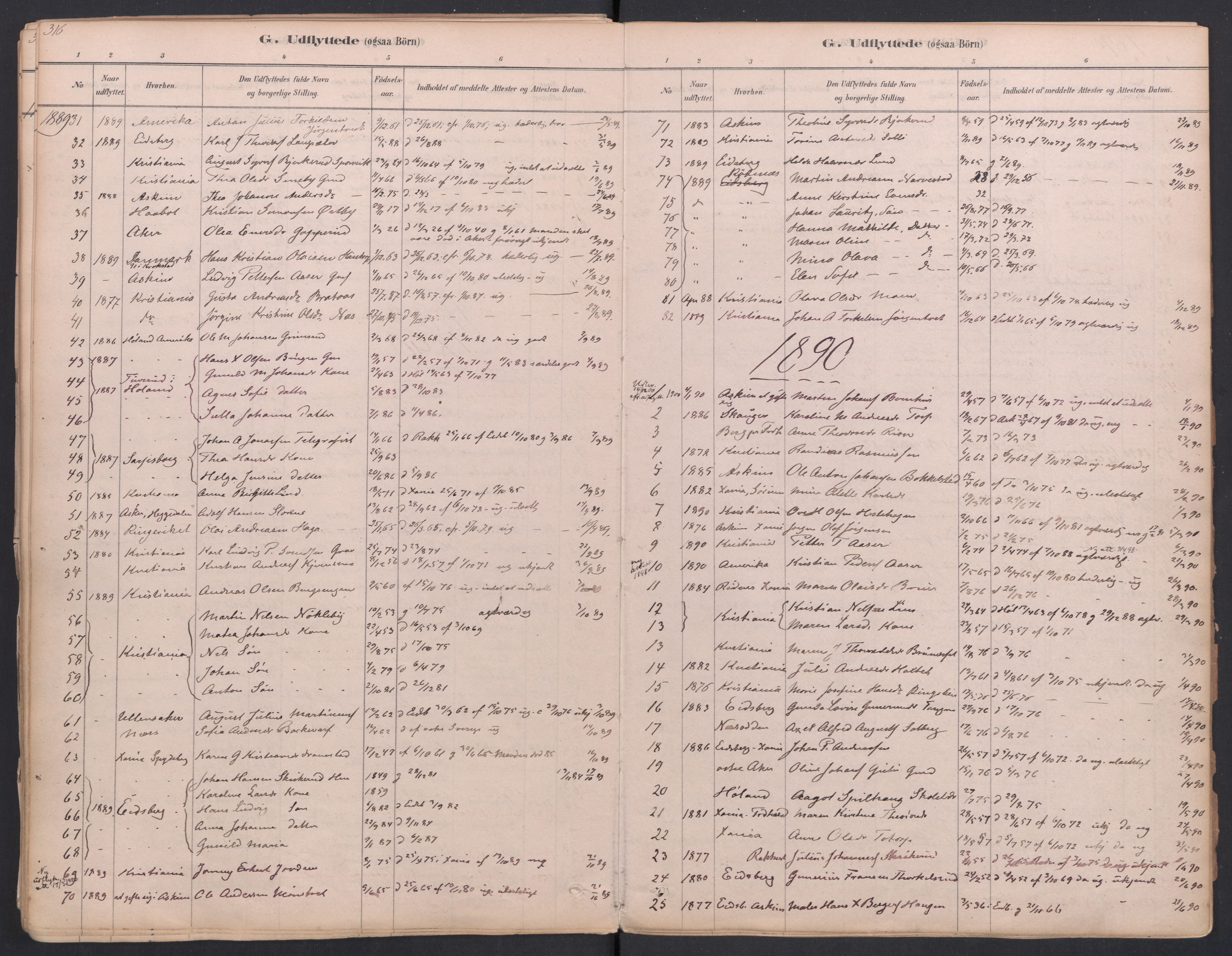 Trøgstad prestekontor Kirkebøker, AV/SAO-A-10925/F/Fa/L0010: Ministerialbok nr. I 10, 1878-1898, s. 316