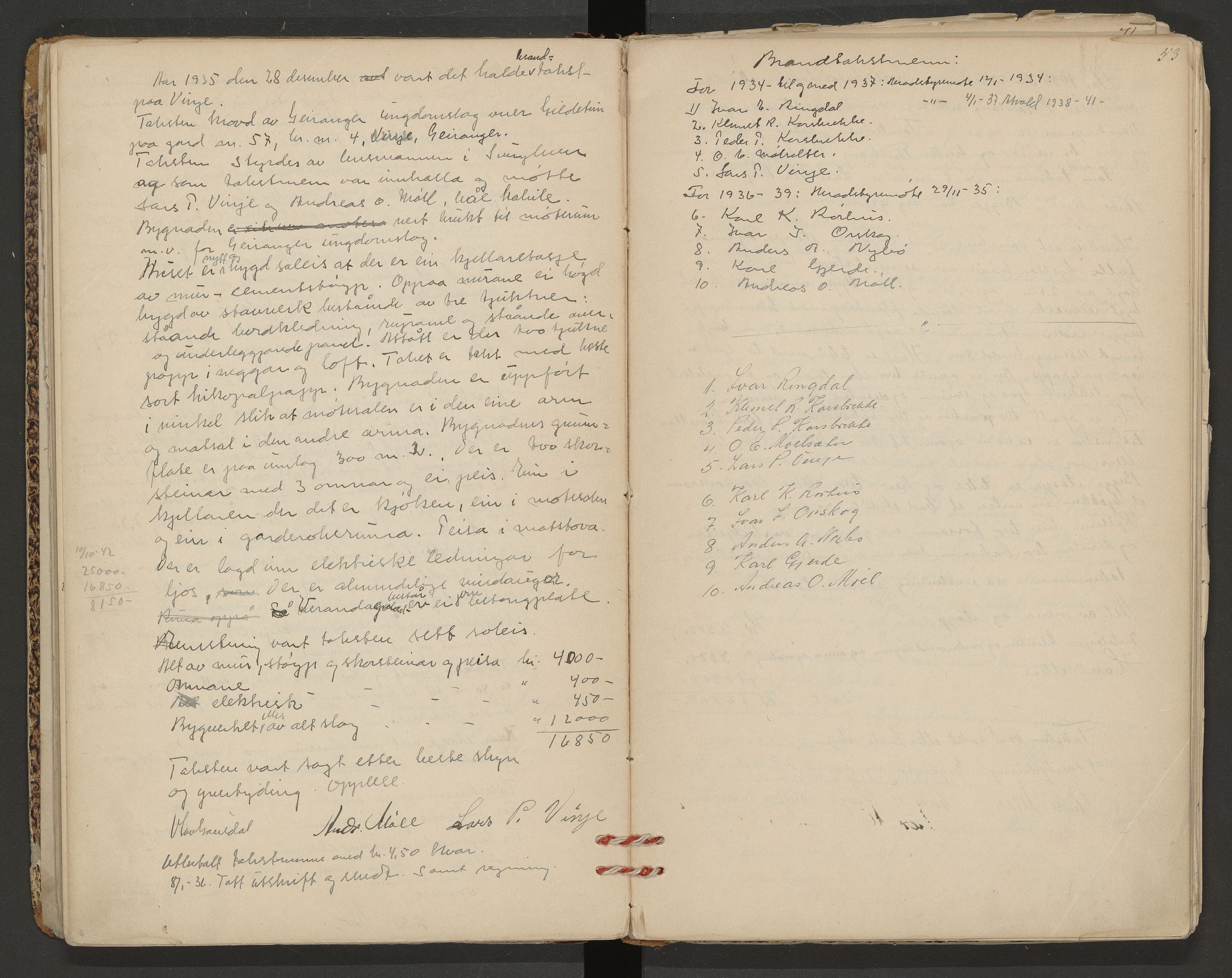 Norges Brannkasse Sunnylven, AV/SAT-A-5491/Fa/L0002: Branntakstprotokoll, 1891-1951, s. 53